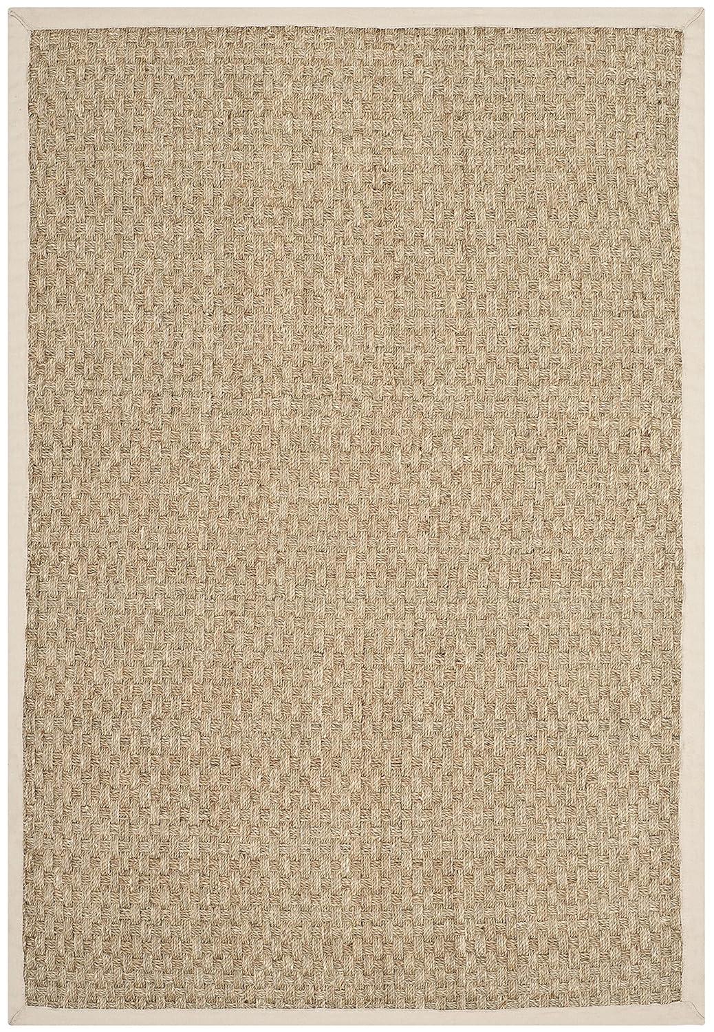Natural Fiber NF114 Power Loomed Indoor Area Rug - Natural/Ivory - 4'x6' - Safavieh