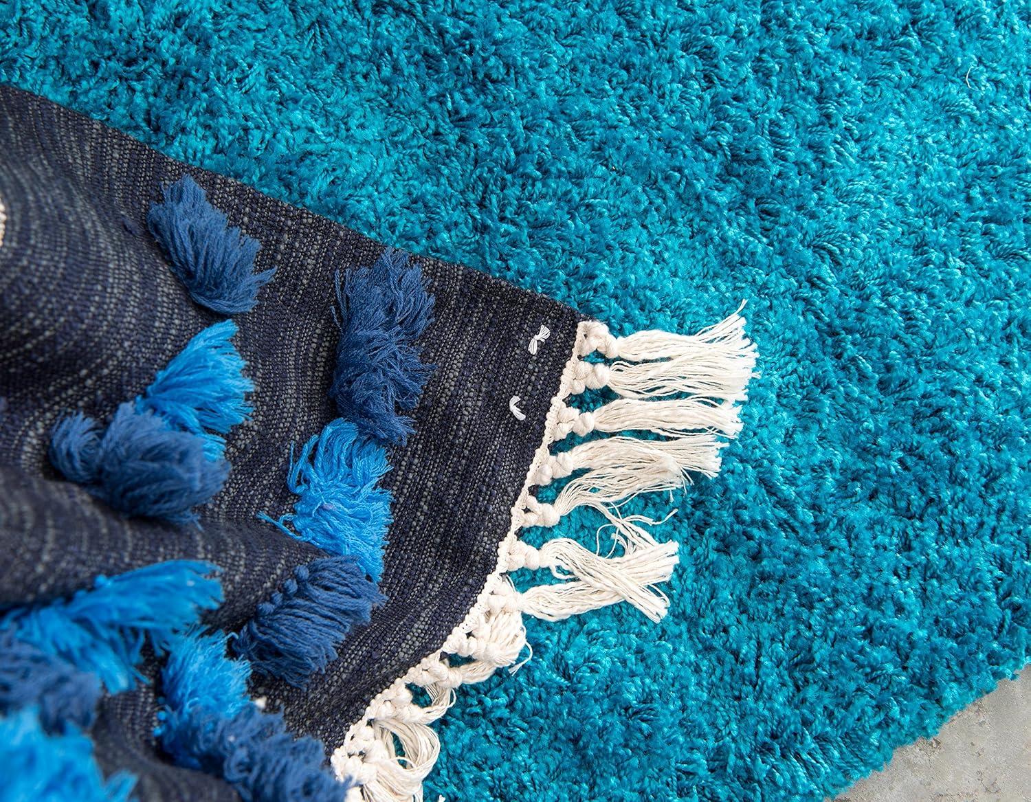 Unique Loom Solid Shag Solid Indoor Woven Area Rug