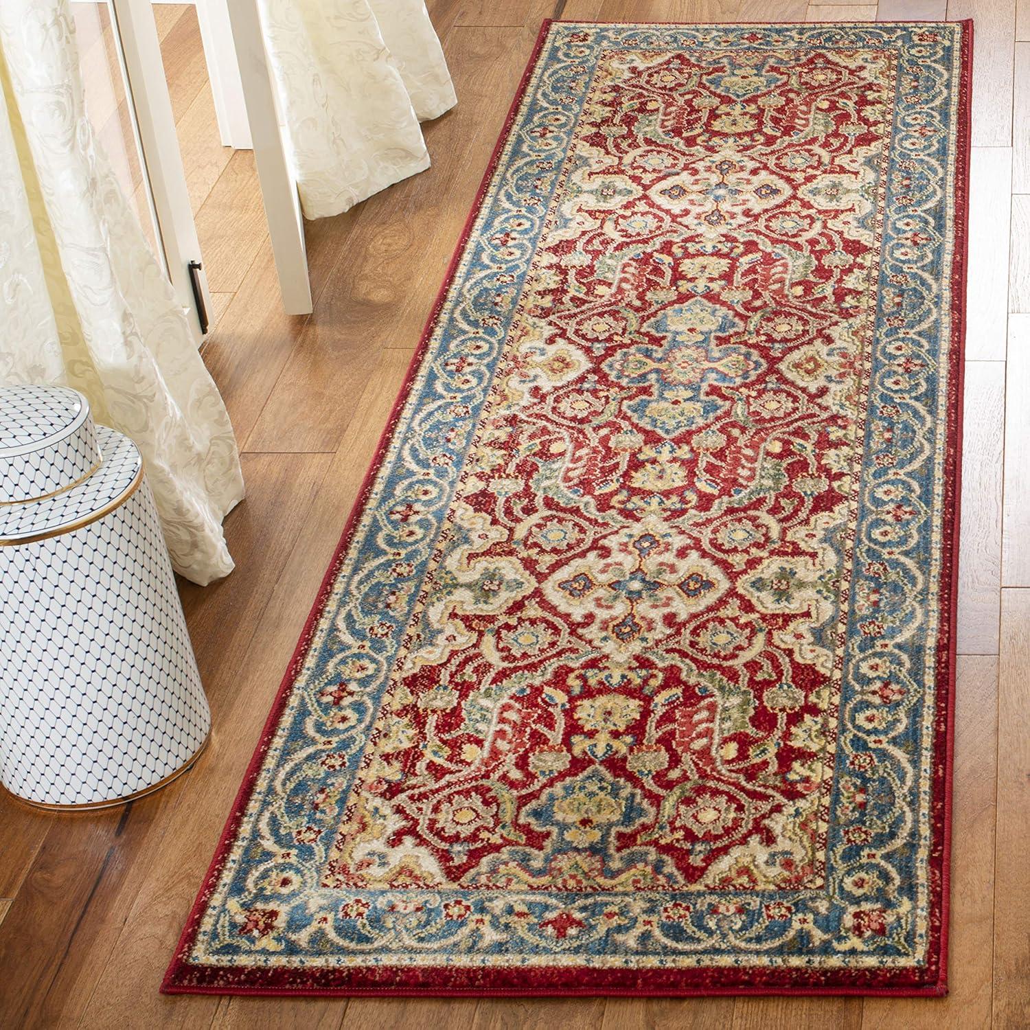 SAFAVIEH Kashan Vincent Oriental Runner Rug, Ivory/Taupe, 2'6" x 10'