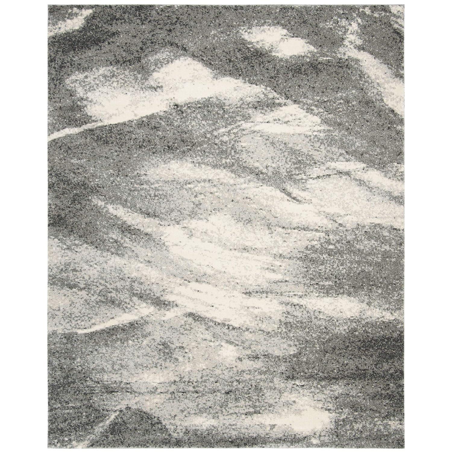 Retro RET2891 Power Loomed Indoor Area Rug - Grey/Ivory - 10'x14' - Safavieh.