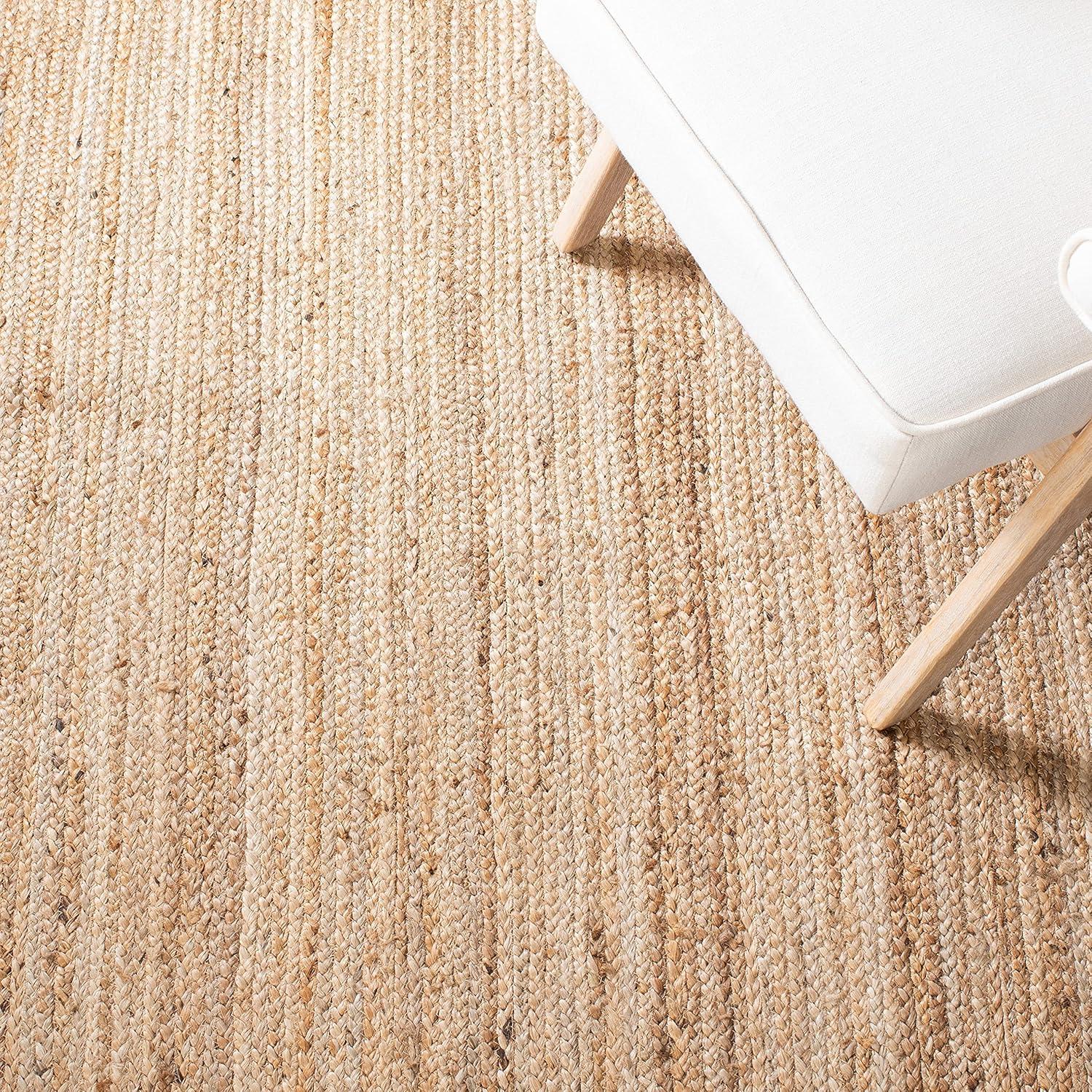 Natural Fiber NF109 Hand Woven Indoor Area Rug - Navy/Natural - 4'x6' - Safavieh