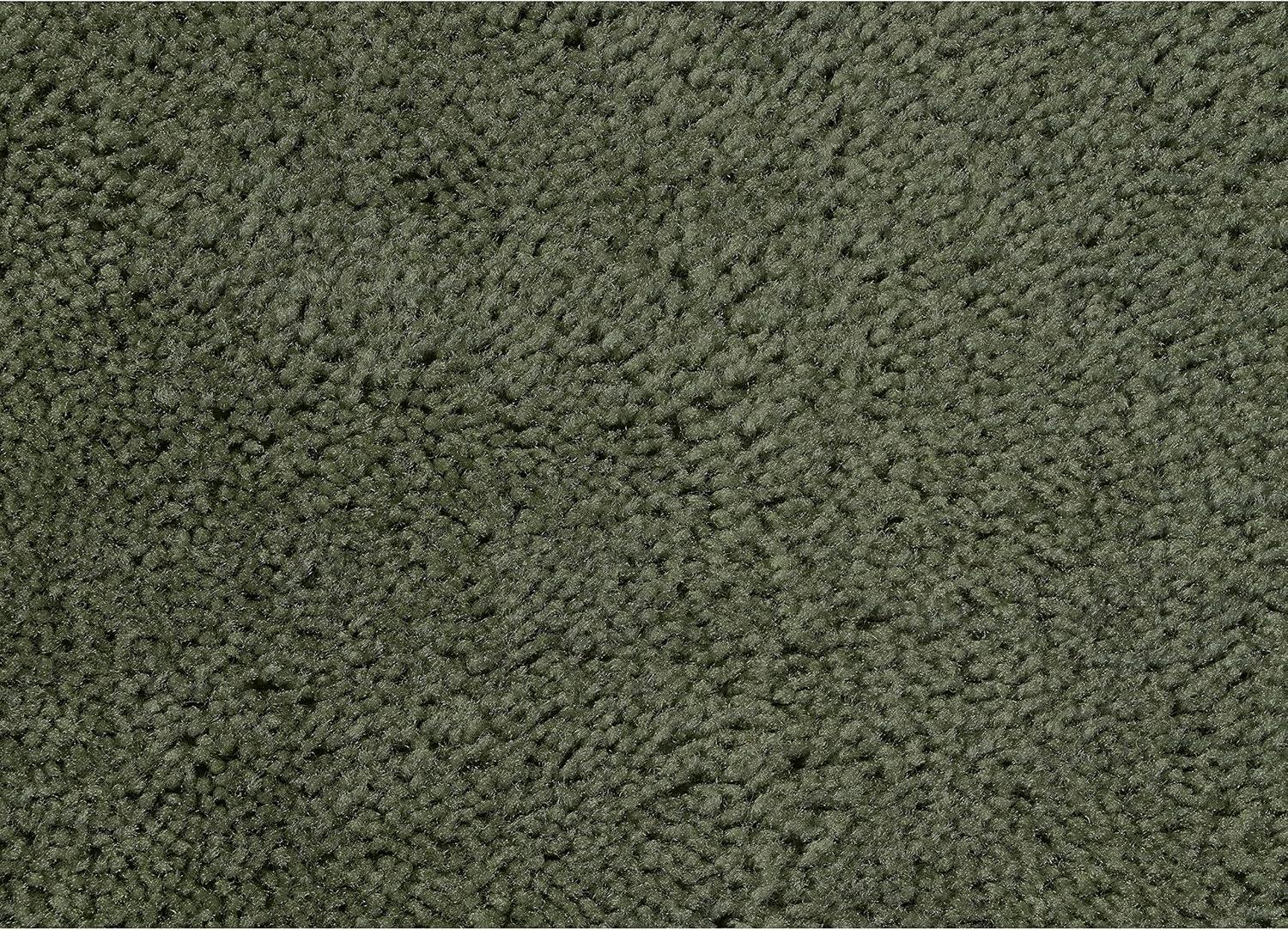 2pc Traditional Nylon Washable Bathroom Rug Set Deep Fern - Garland Rug: Latex Backed, Tufted, Machine Made Bath Mats Set