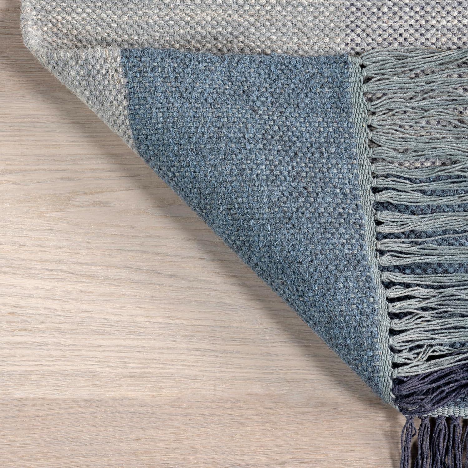 Hurley Plaid Wool Area Rug