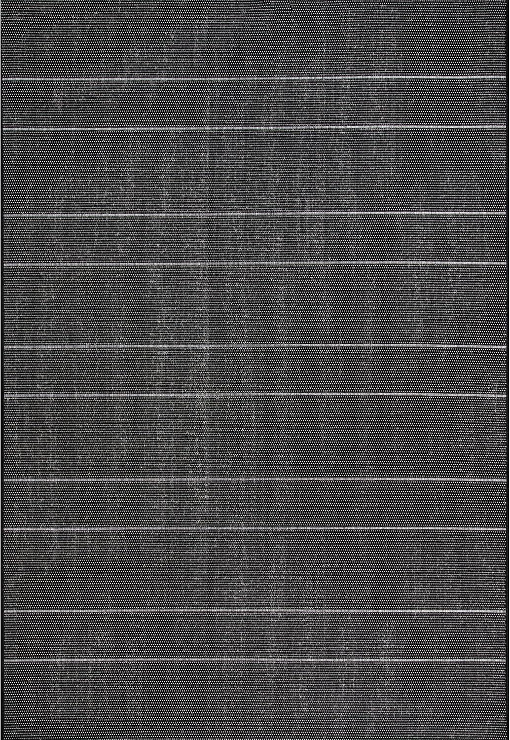 Nuloom Alaina Striped 5x8 Indoor/Outdoor Area Rug for Living Room Patio Deck Front Porch Kitchen, Black/Ivory
