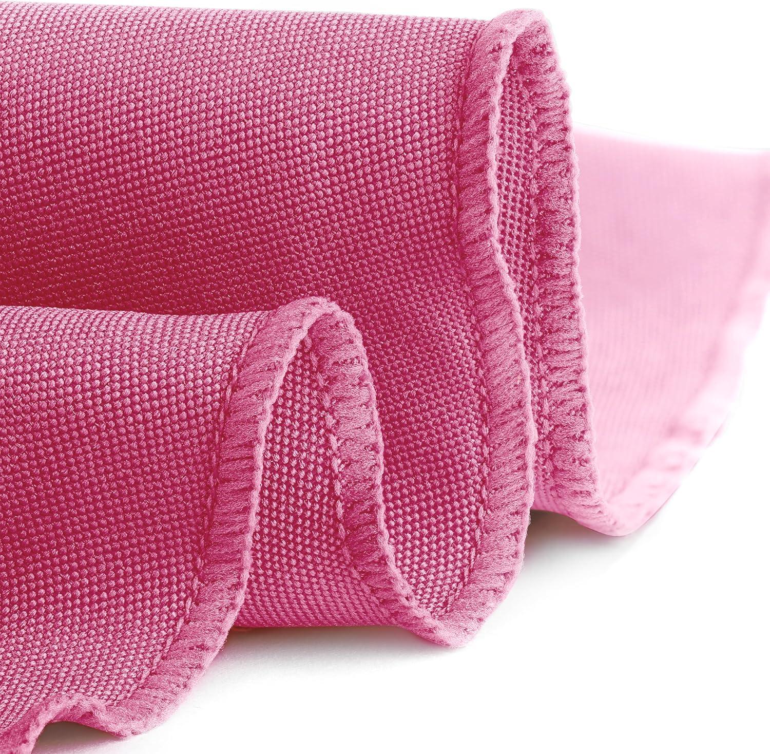 Gee Di Moda Round Tablecloth - 70 Inch - Heavy Duty Washable Polyester - for 24 to 48 Inch Round Tables - Fuchsia