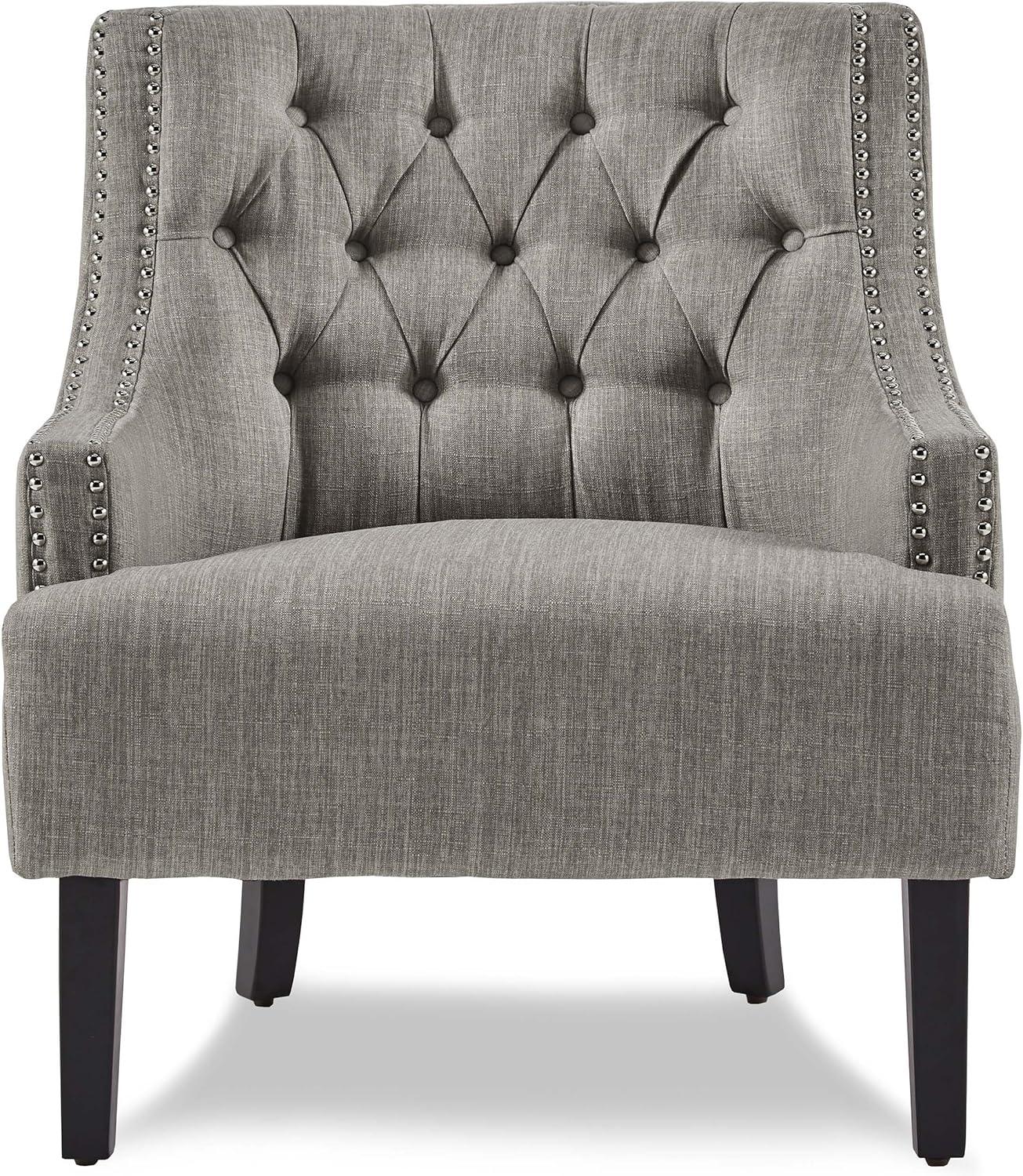 Lexicon Charisma Upholstered Accent Chair in Taupe