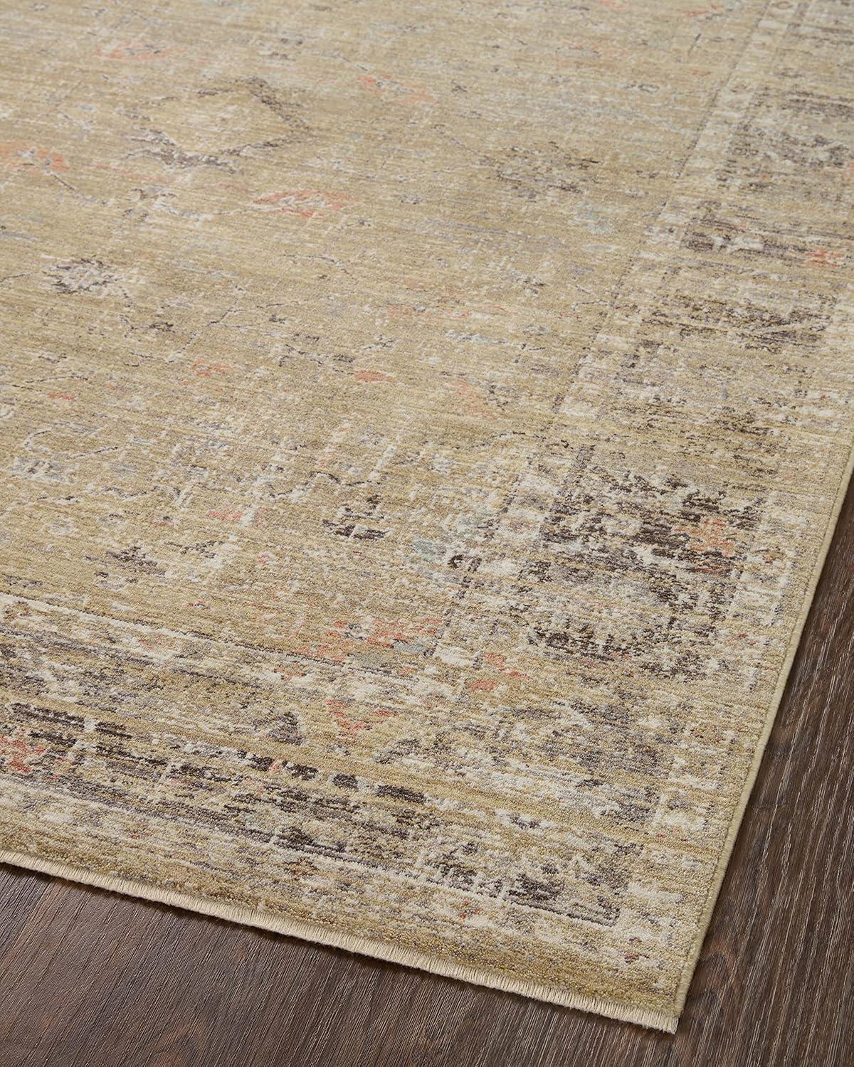 Magnolia Home By Joanna Gaines X Loloi Millie Gold / Charcoal Area Rug