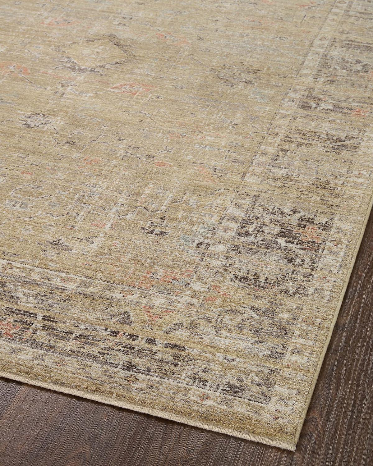 Magnolia Home by Joanna Gaines x Loloi Magnolia Home By Joanna Gaines X Loloi Millie Gold / Charcoal Area Rug