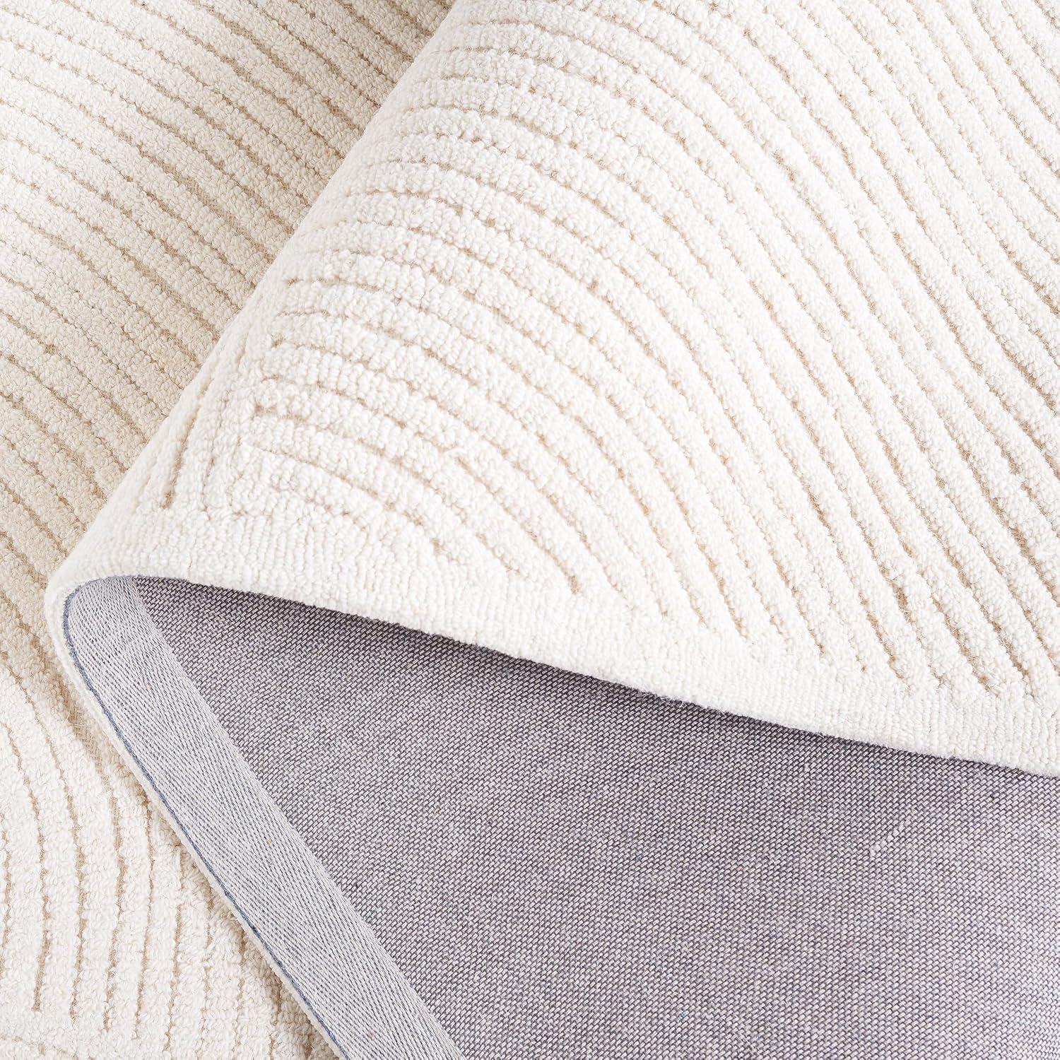 Textural TXT105 Hand Tufted Indoor Accent Rug - Ivory - 3'x5' - Safavieh