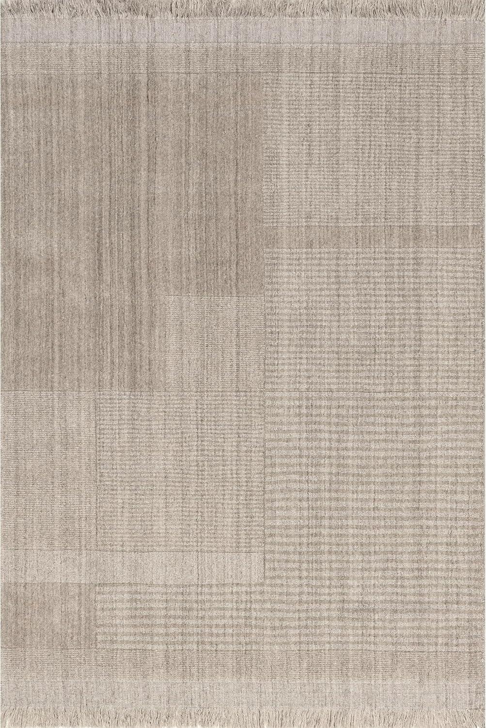 Nuloom Arrel Speckled Wool-Blend Area Rug, 4' x 6', Brick