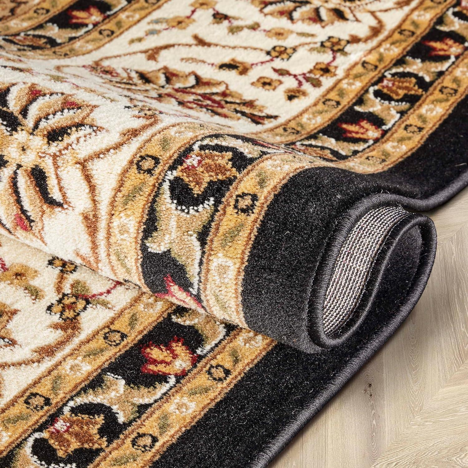 Well Woven Barclay Sarouk Traditional Oriental Panel Green 6'7" x 9'6" Area Rug