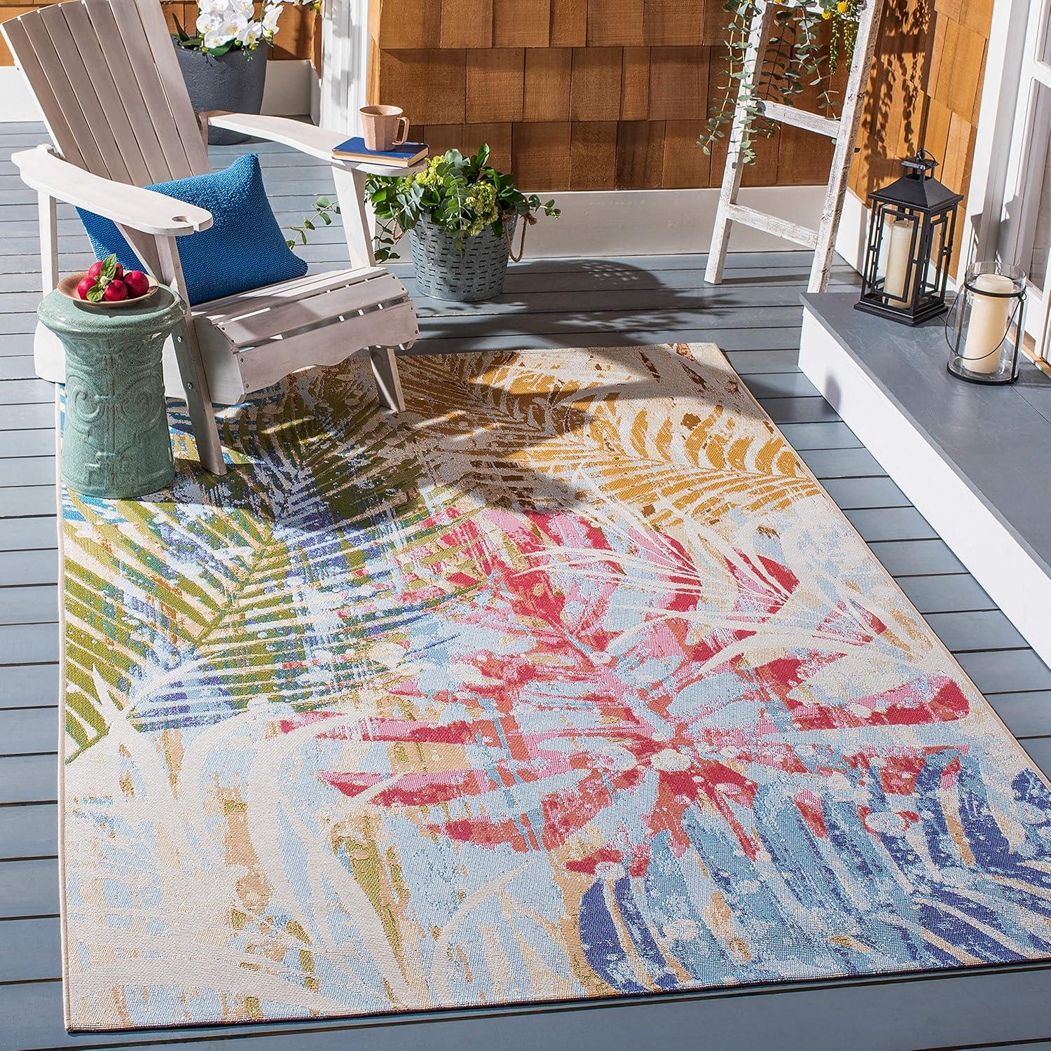 Summer SMR487 Power Loomed Indoor and Outdoor Area Rug  - Safavieh