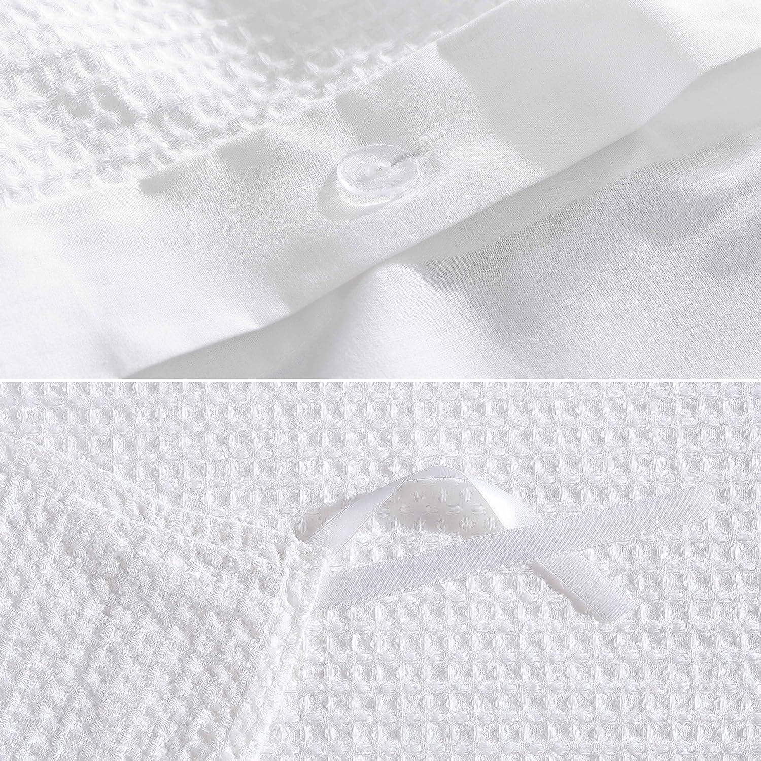 Vera Wang  Waffle Pique Duvet Cover Set