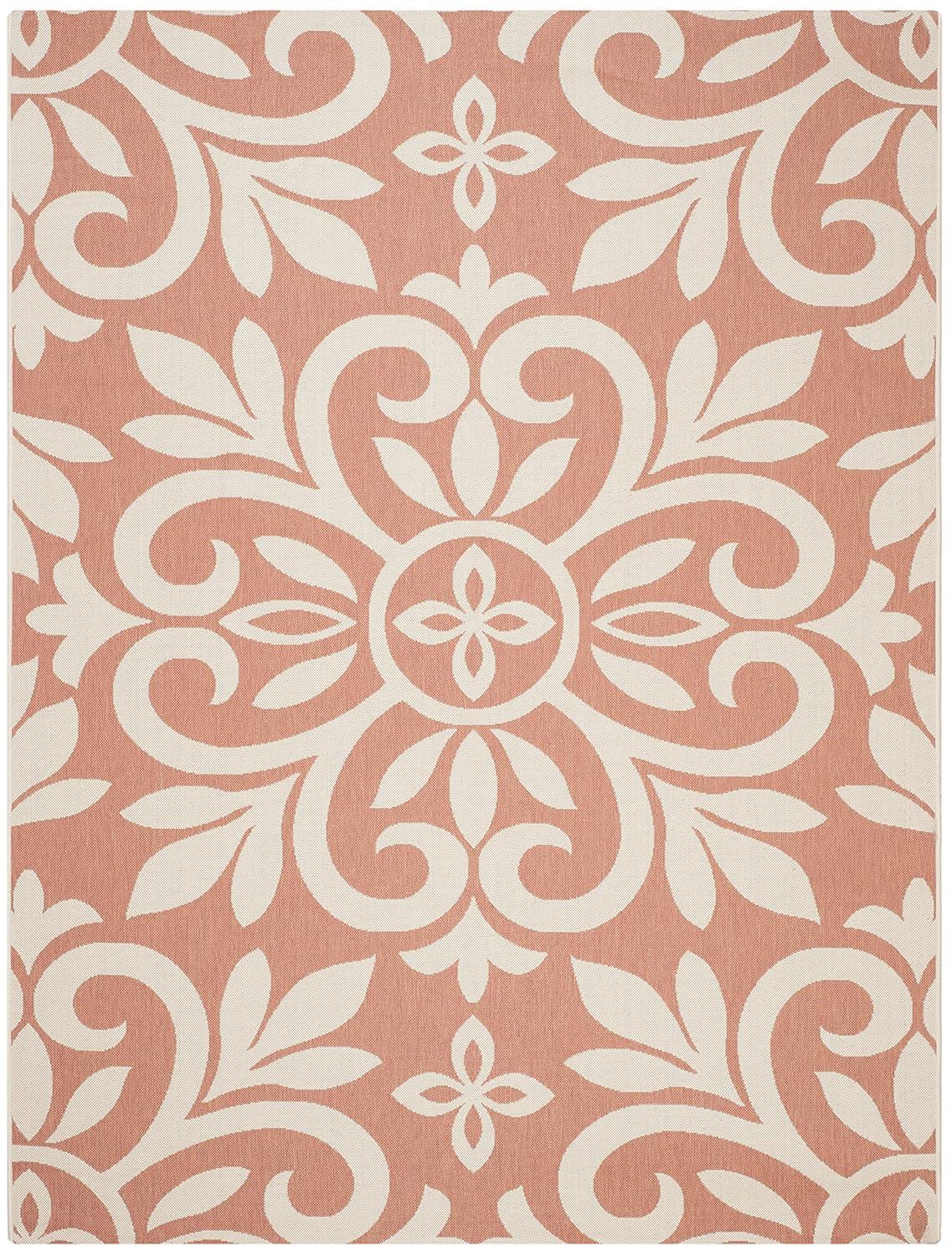 Martha Stewart Bloomfield - MSR4229 - Indoor Power Loomed Area Rugs - Cinnamon Stick - 8'x11'2"
