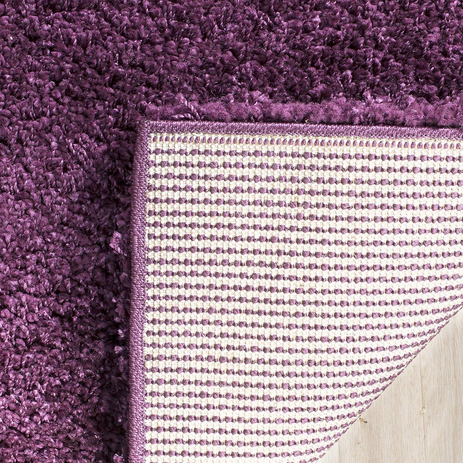 Shag SG151 Power Loomed Indoor Area Rug - Purple - 5'3"x7'6" - Safavieh.