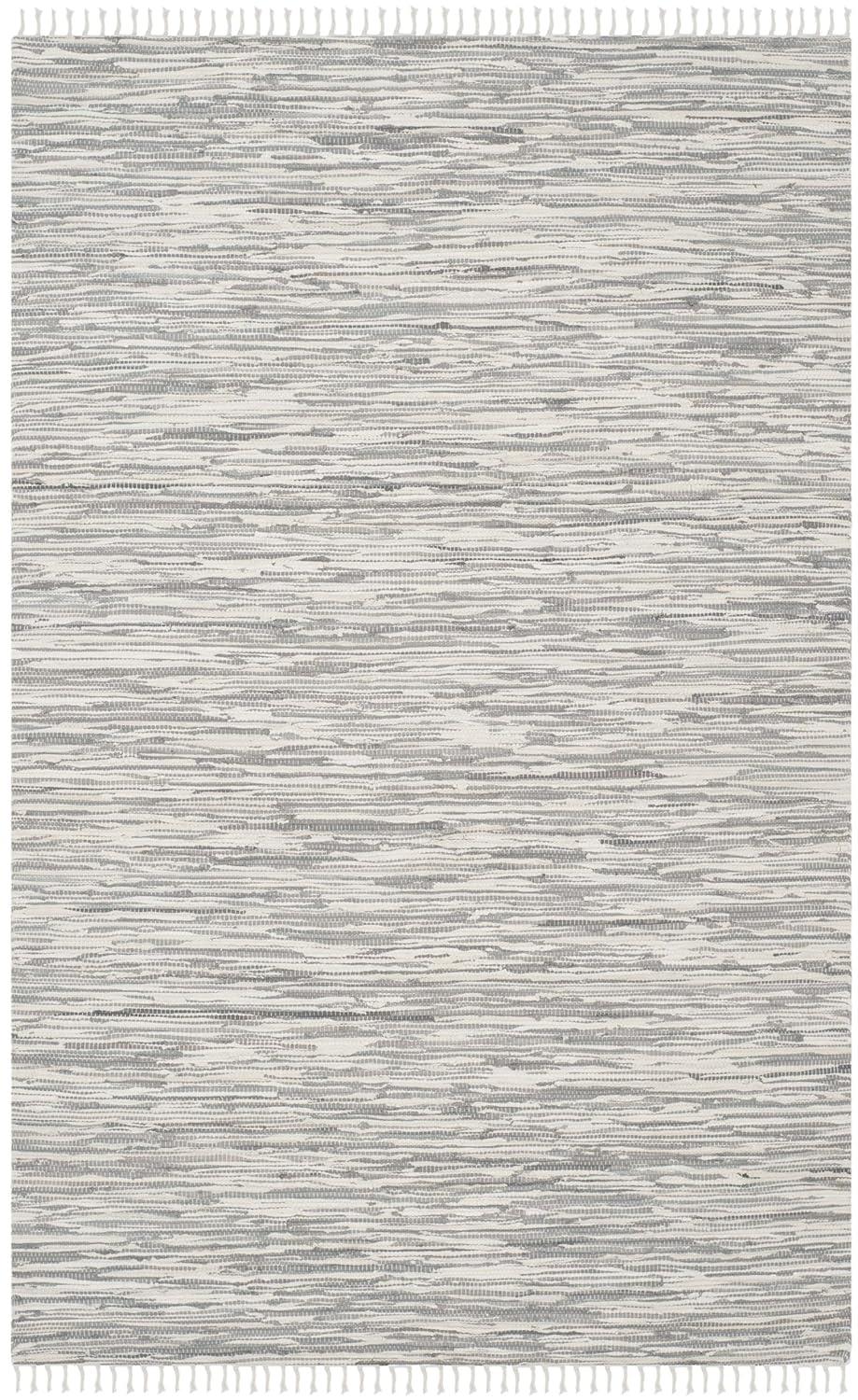 Montauk MTK753 Hand Woven Area Rug - Silver - 5'x7' - Safavieh.