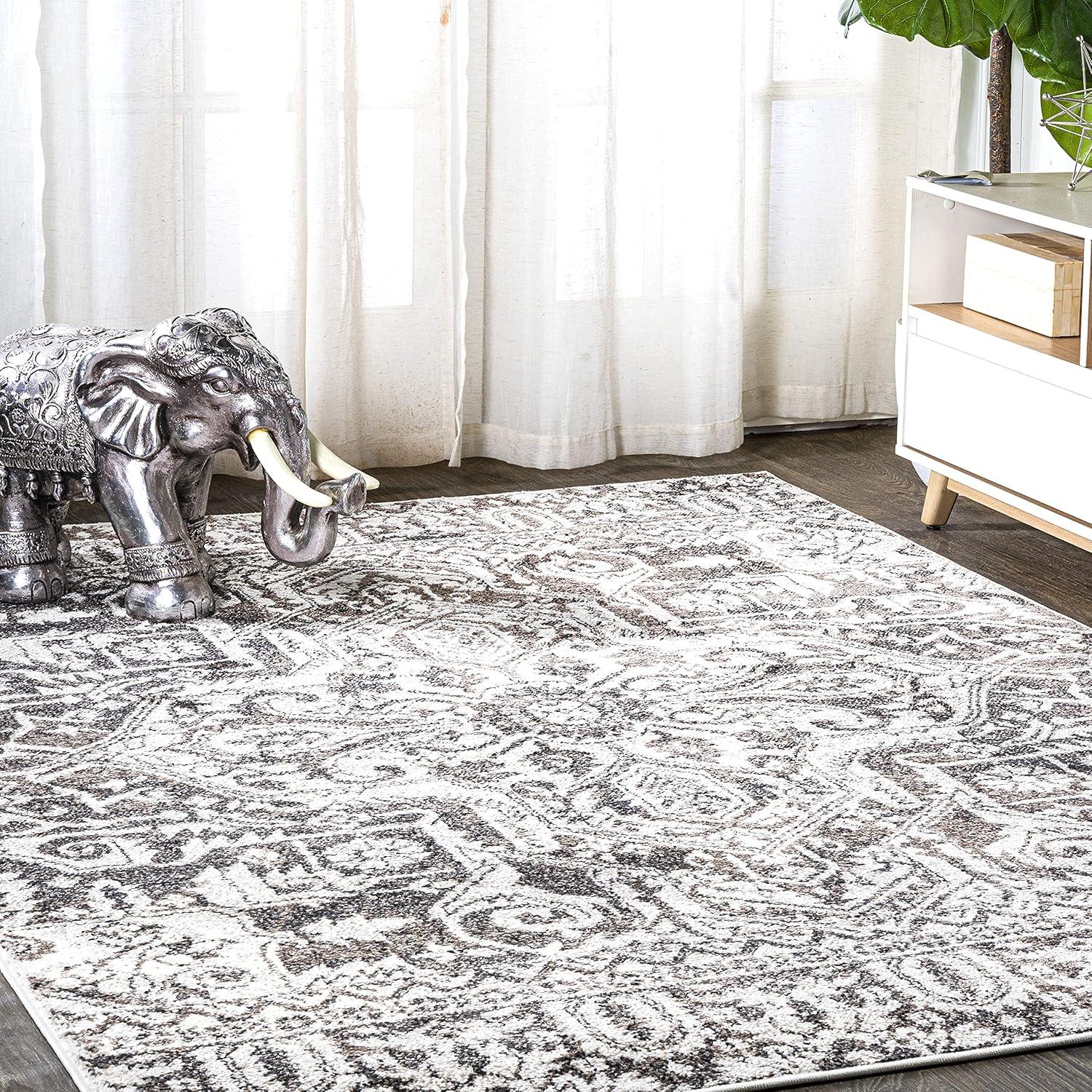 Scala Grand Medallion Ornate Area Rug - JONATHAN Y