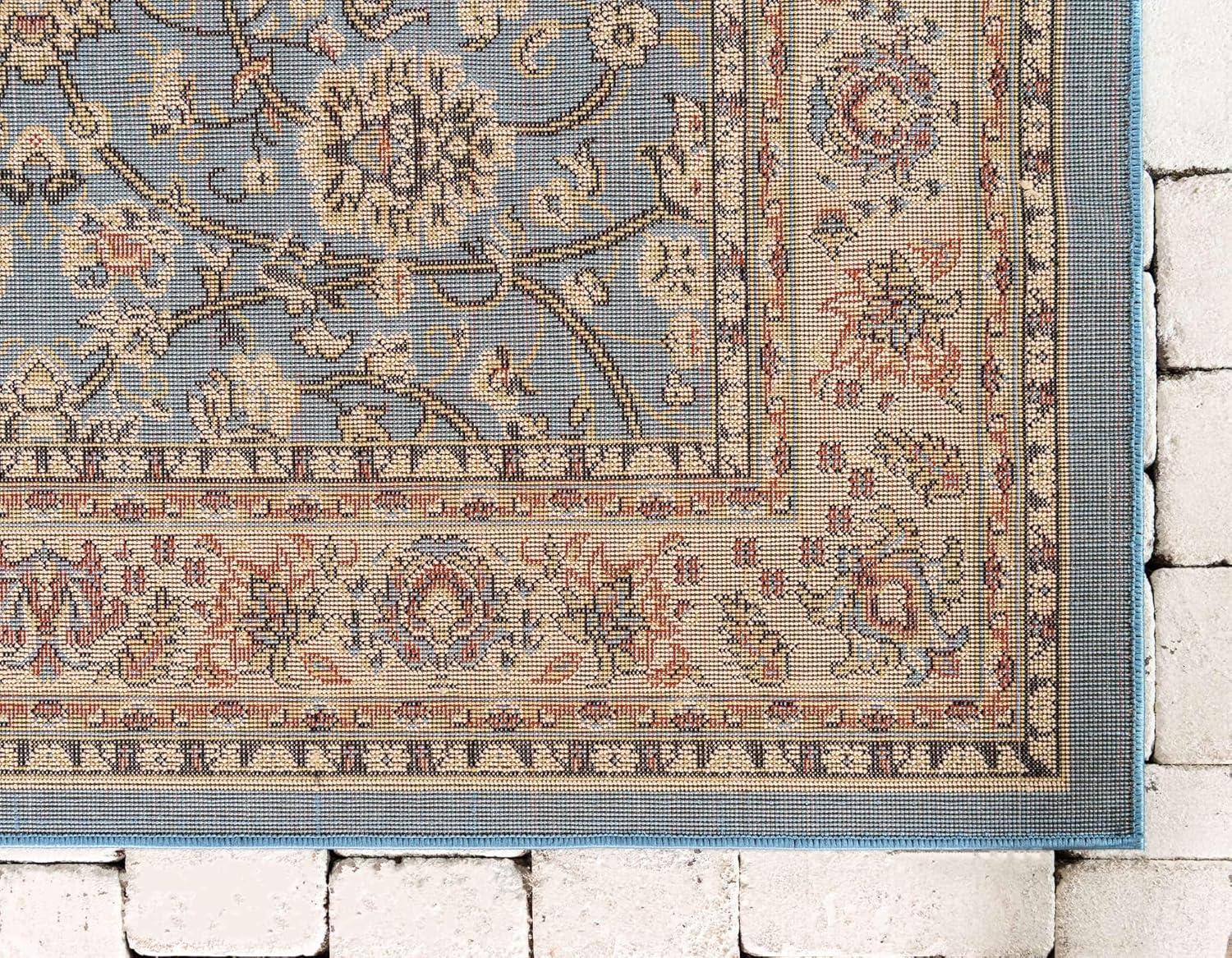 Unique Loom Sialk Hill Washington Floral Indoor Woven Area Rug