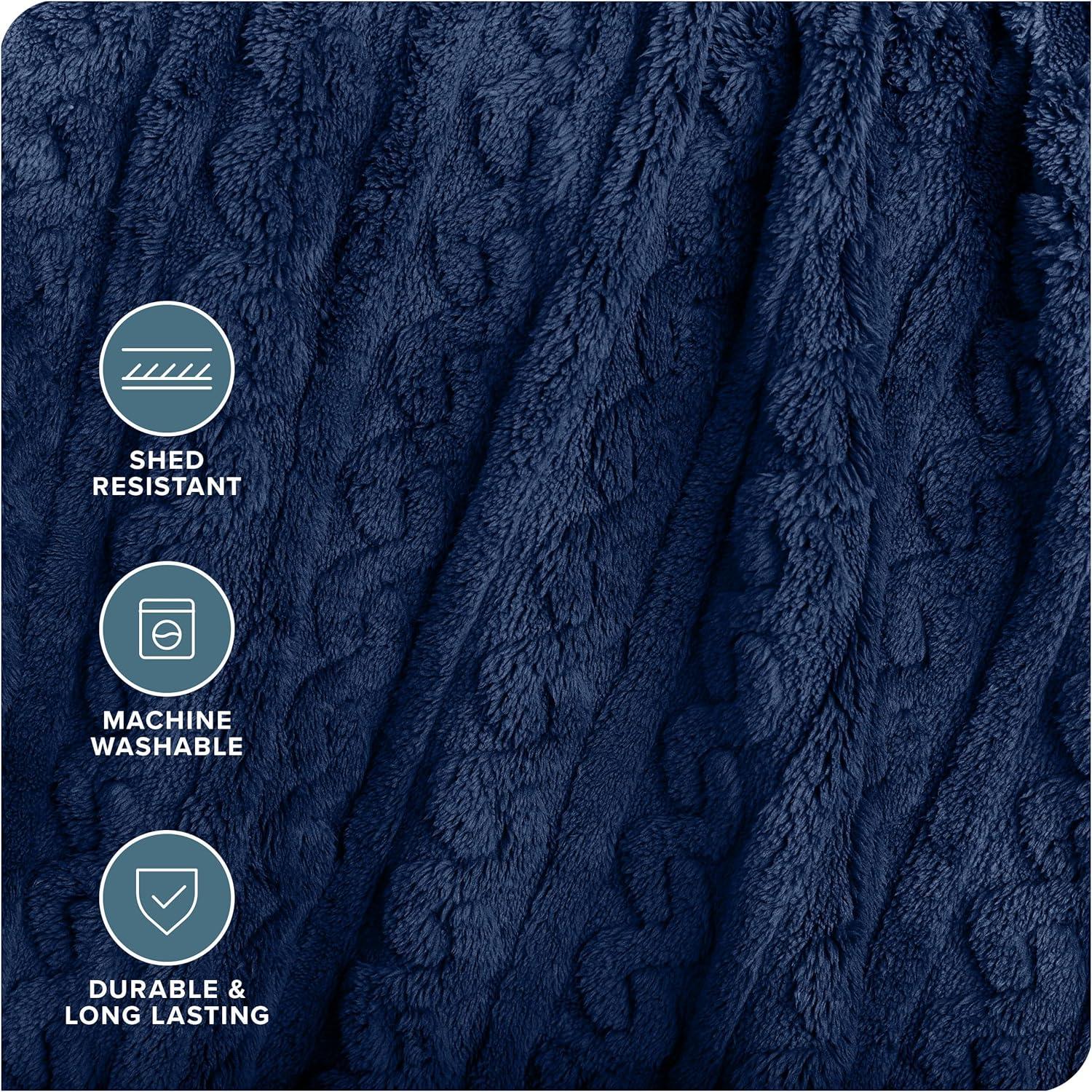 Bare Home Cozy Faux Shearling Blanket