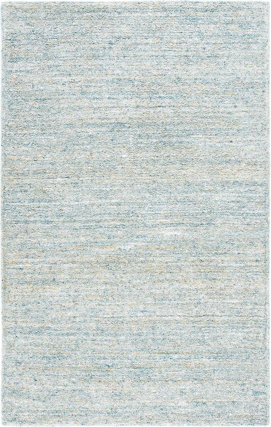 Himalaya HIM413 Hand Tufted Area Rug - Blue/Olive - 6'x9' - Safavieh.