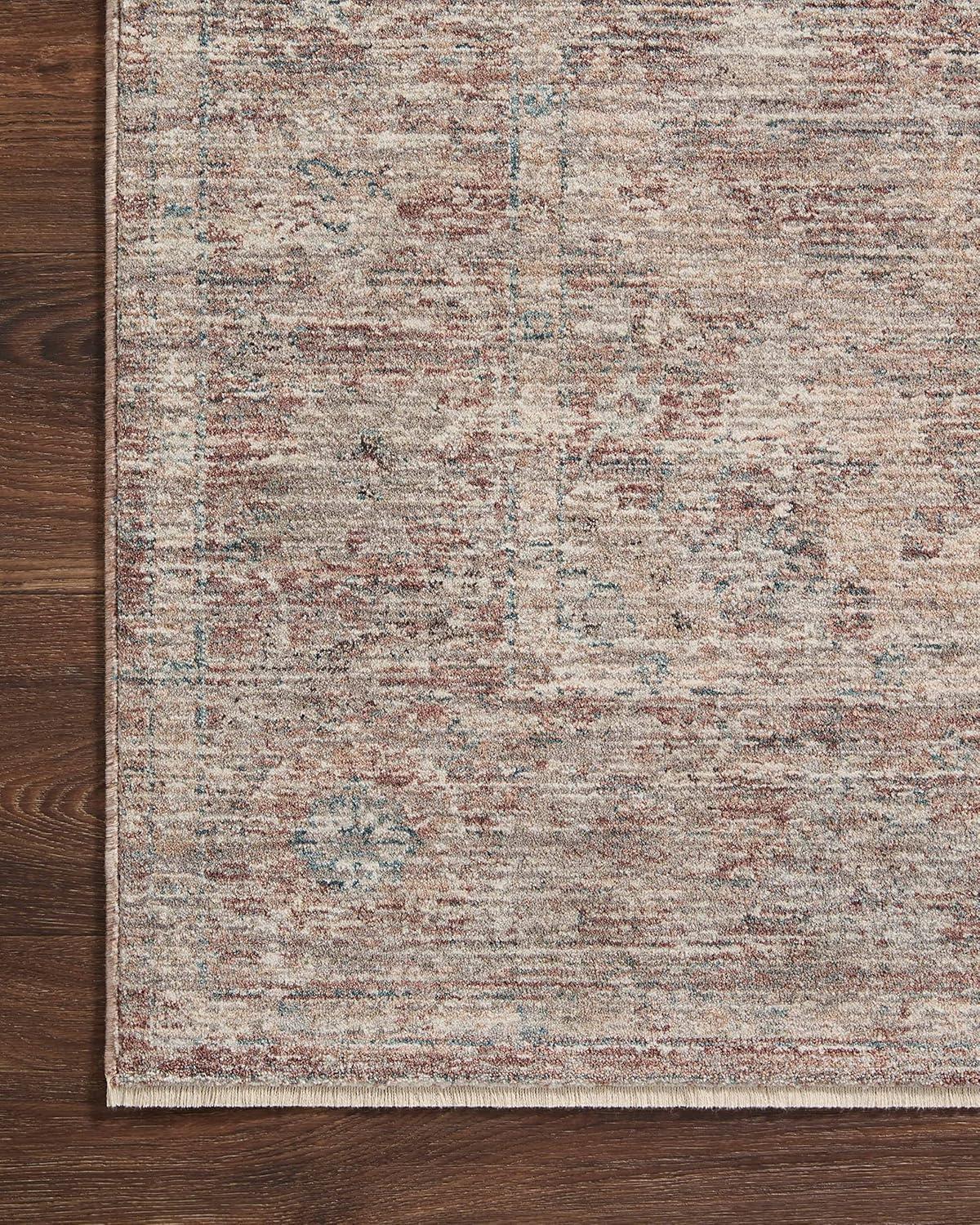 Magnolia Home By Joanna Gaines X Loloi Millie Brick / Fog Area Rug