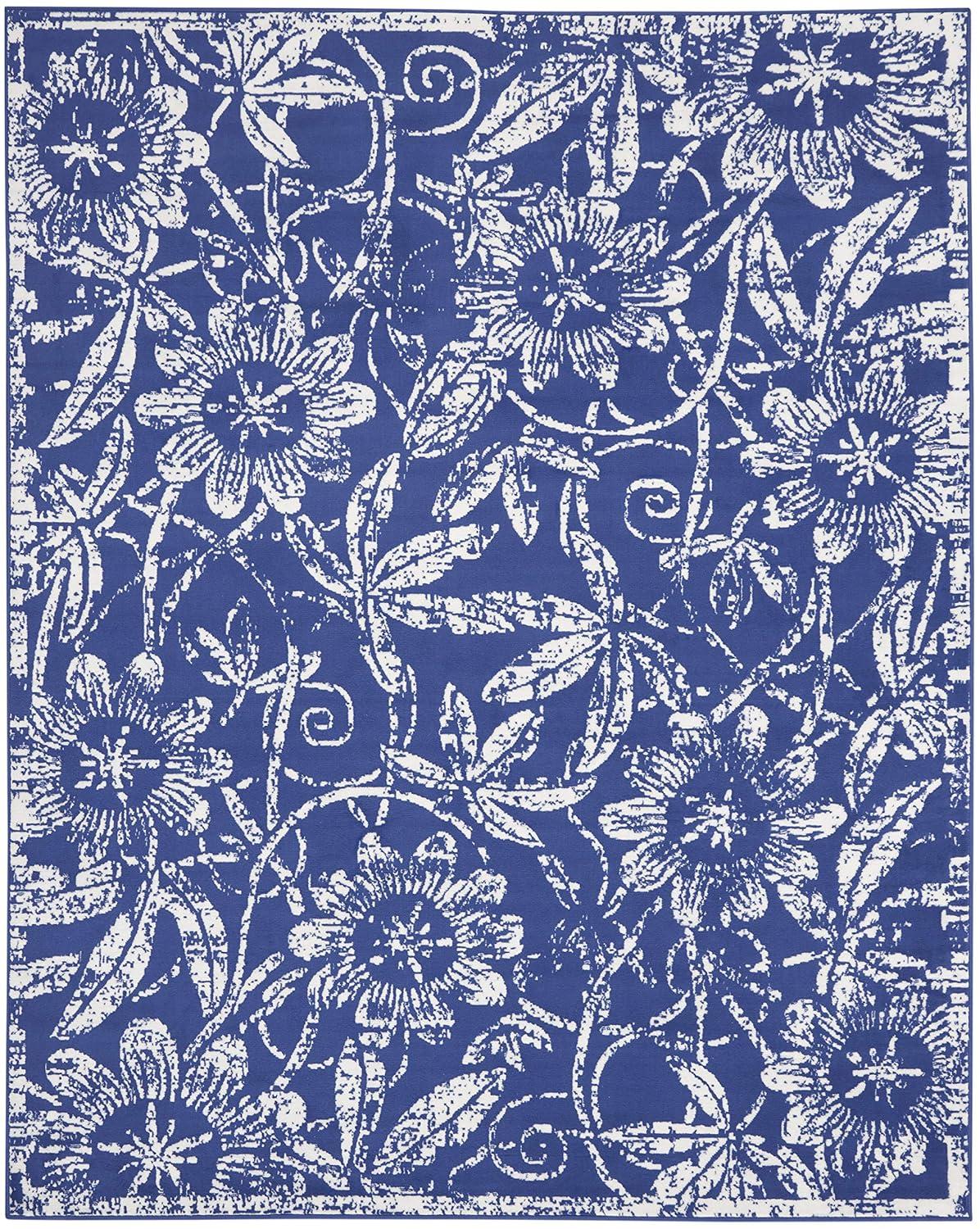 Nourison Whimsicle WHS05 Indoor only Area Rug - Navy 7' x 10'