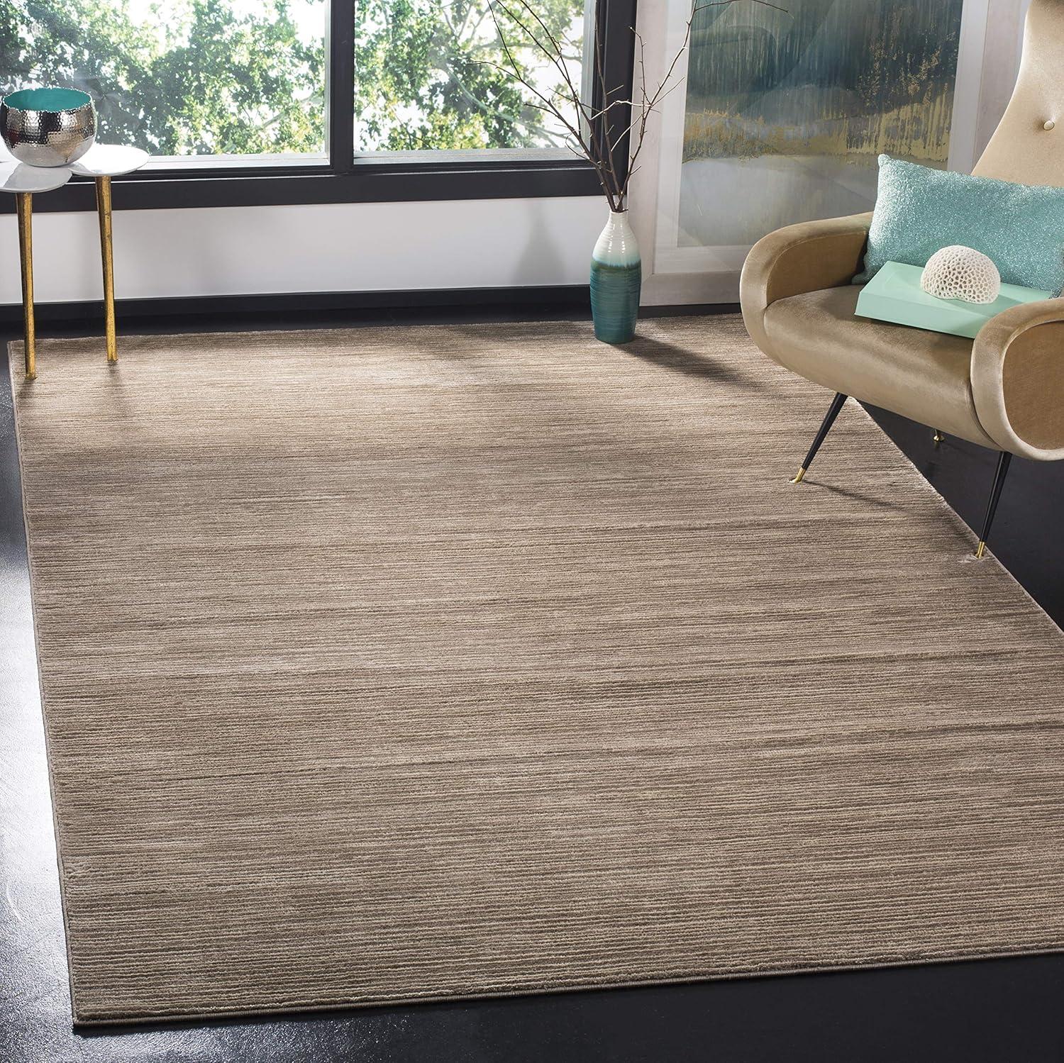 Vision VSN606 Power Loomed Indoor Area Rug - Light Brown - 6'x9' - Safavieh.