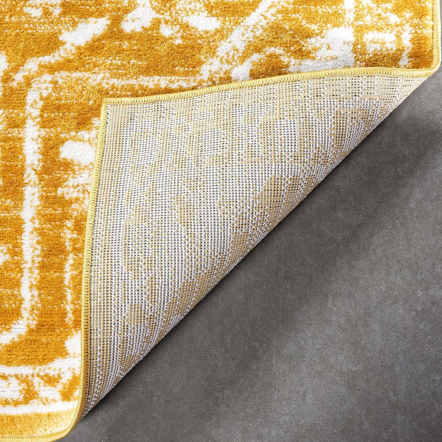 Dazzle Disa Vintage Distressed Oriental Medallion Grey 2 ft. 7 in. x 9 ft. 10 in. Runner Area Rug