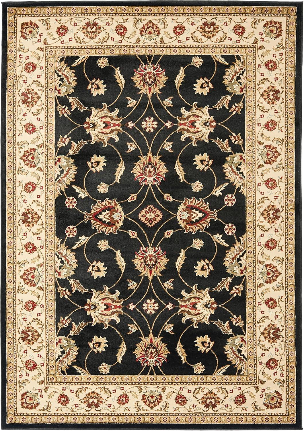 Lyndhurst LNH553 Power Loomed Accent Rug - Red/Ivory - 3'3"x5'3" - Safavieh