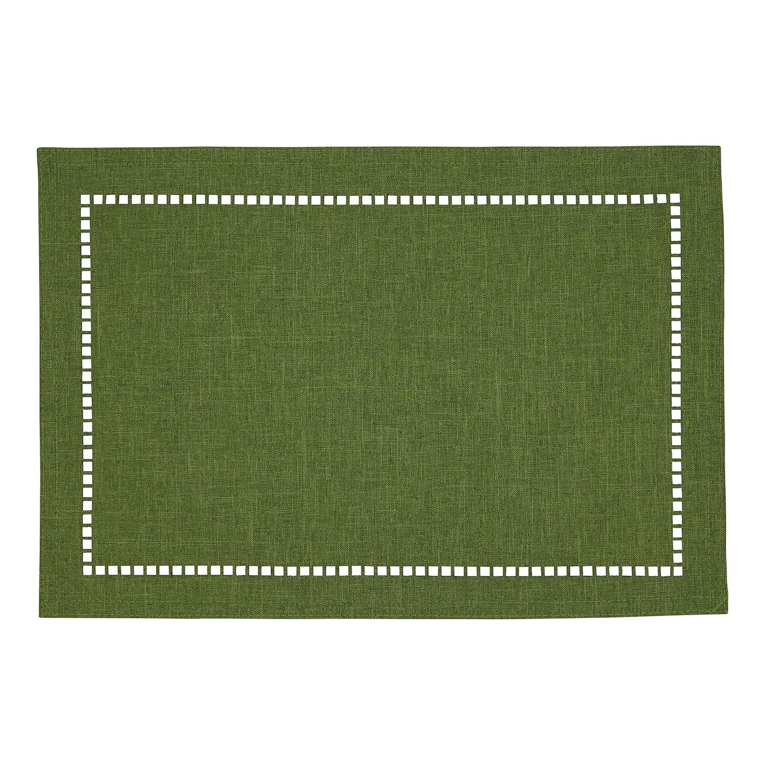 Gracie Oaks Neith Polyester No Pattern Rectangle Placemat (Set of 4)