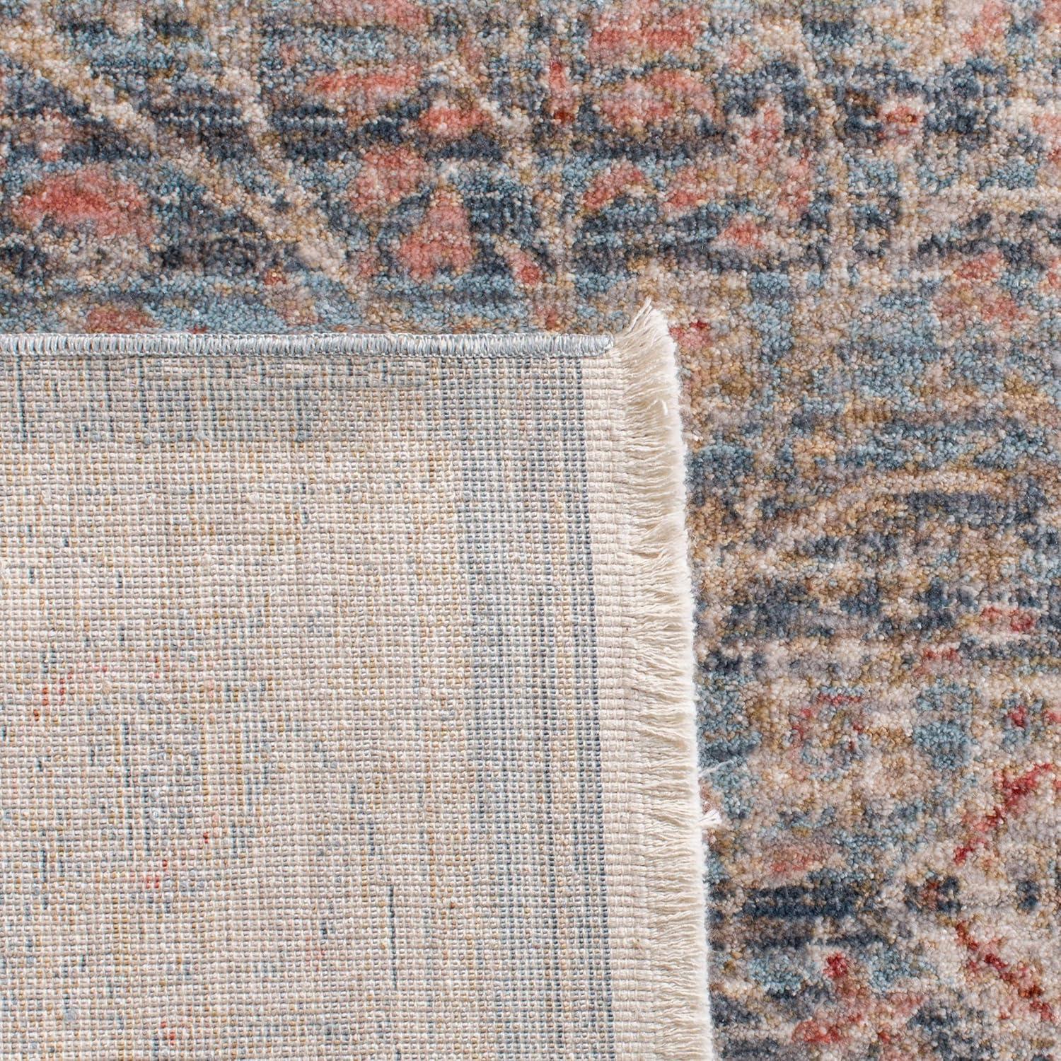 Kenitra KRA672 Power Loomed Area Rug - Blue/Ivory - 8'x10' - Safavieh.