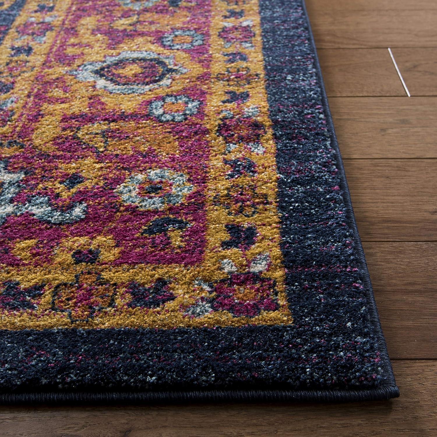 Evoke EVK275 Power Loomed Indoor Area Rug - Fuchsia/Orange - 8'x10' - Safavieh