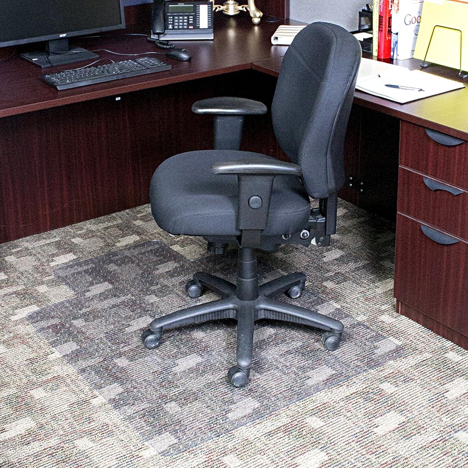 Dimex Office Chair Mat for Low Pile Carpet with Lip 36" x 48"