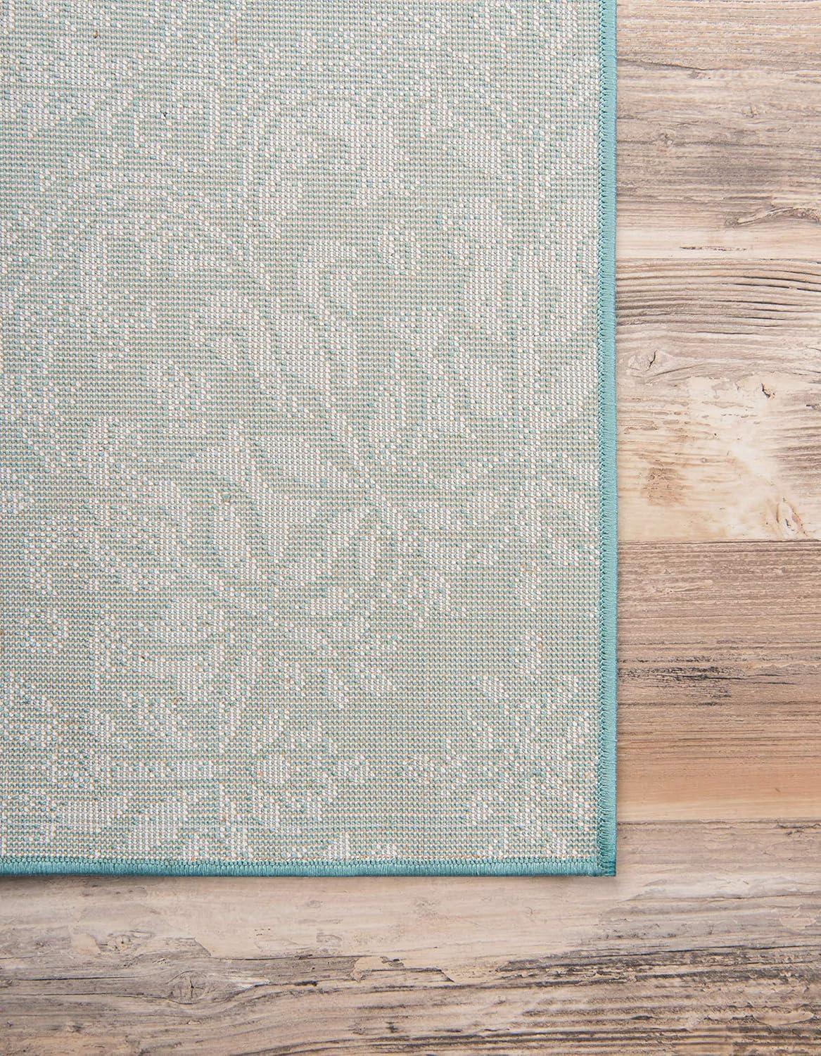 Unique Loom 8' 0 x 10' 0 Sofia Grand Turquoise Area Rug