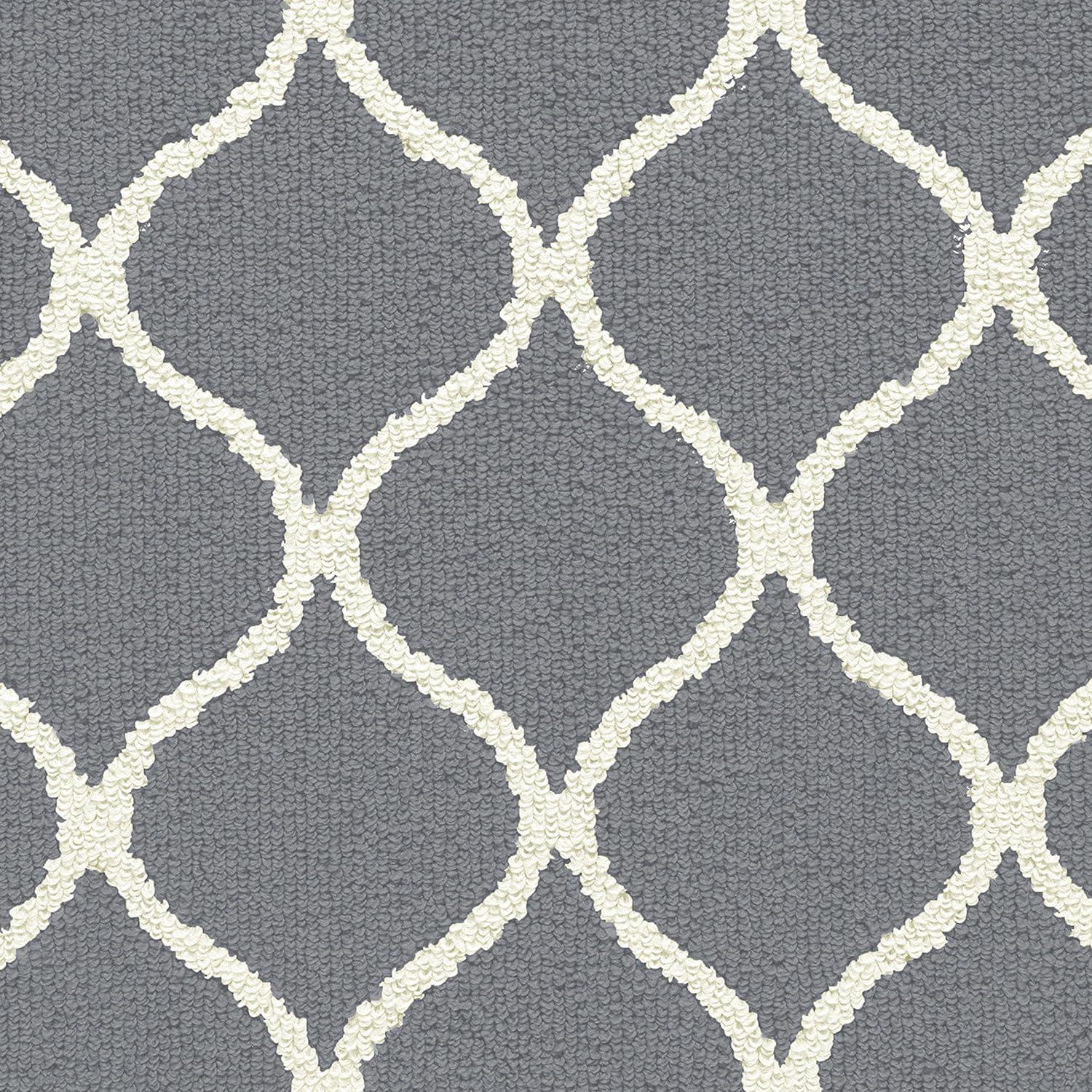 Hershman Tufted Gray Area Rug