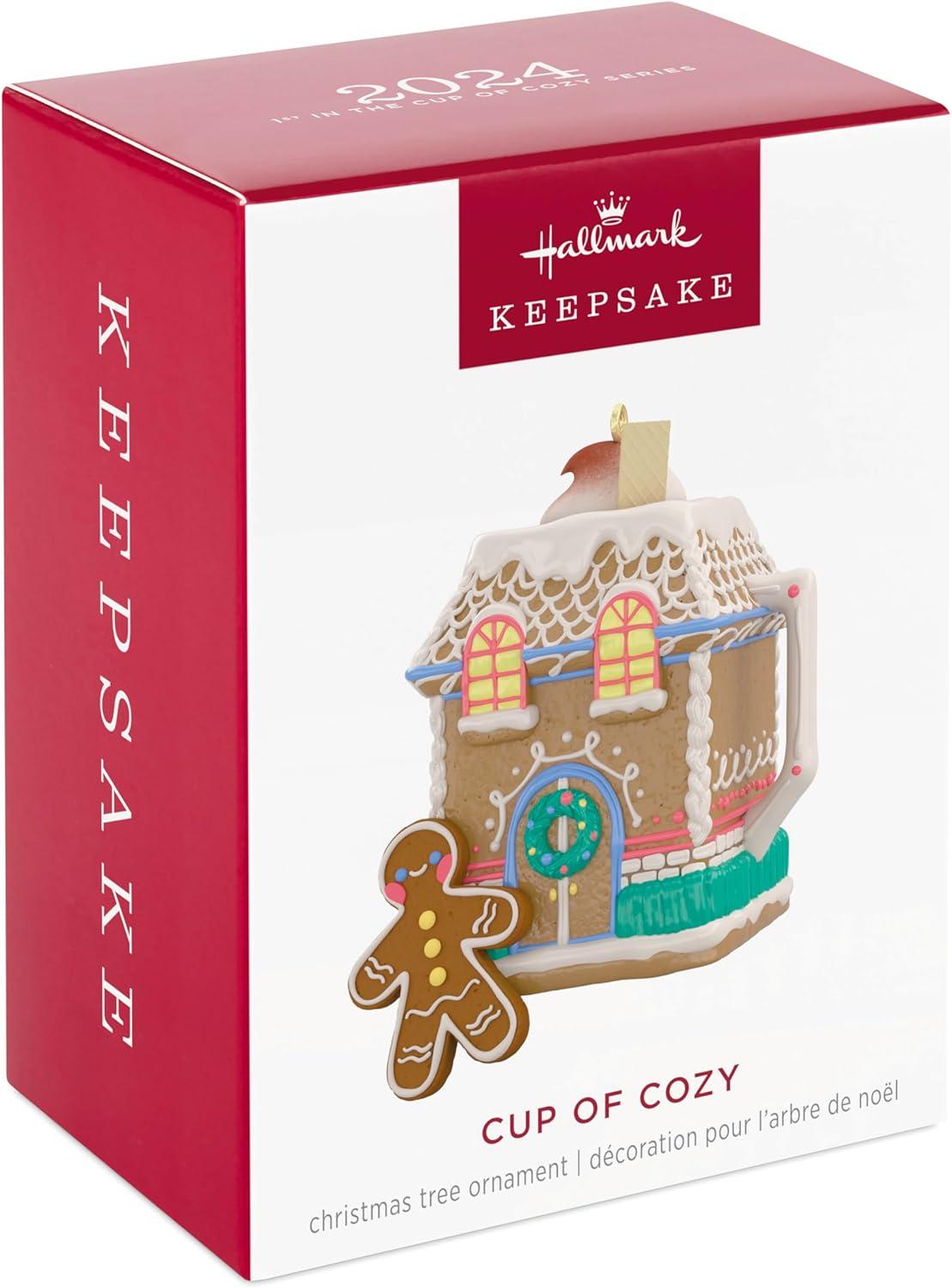 Hallmark Keepsake Christmas Ornament 2024, Cup of Cozy, Porcelain, Gifts for Christmas Lovers