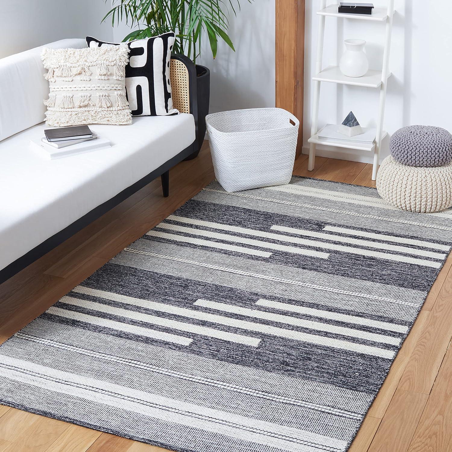 Striped Kilim STK506 Hand Woven Area Rug  - Safavieh