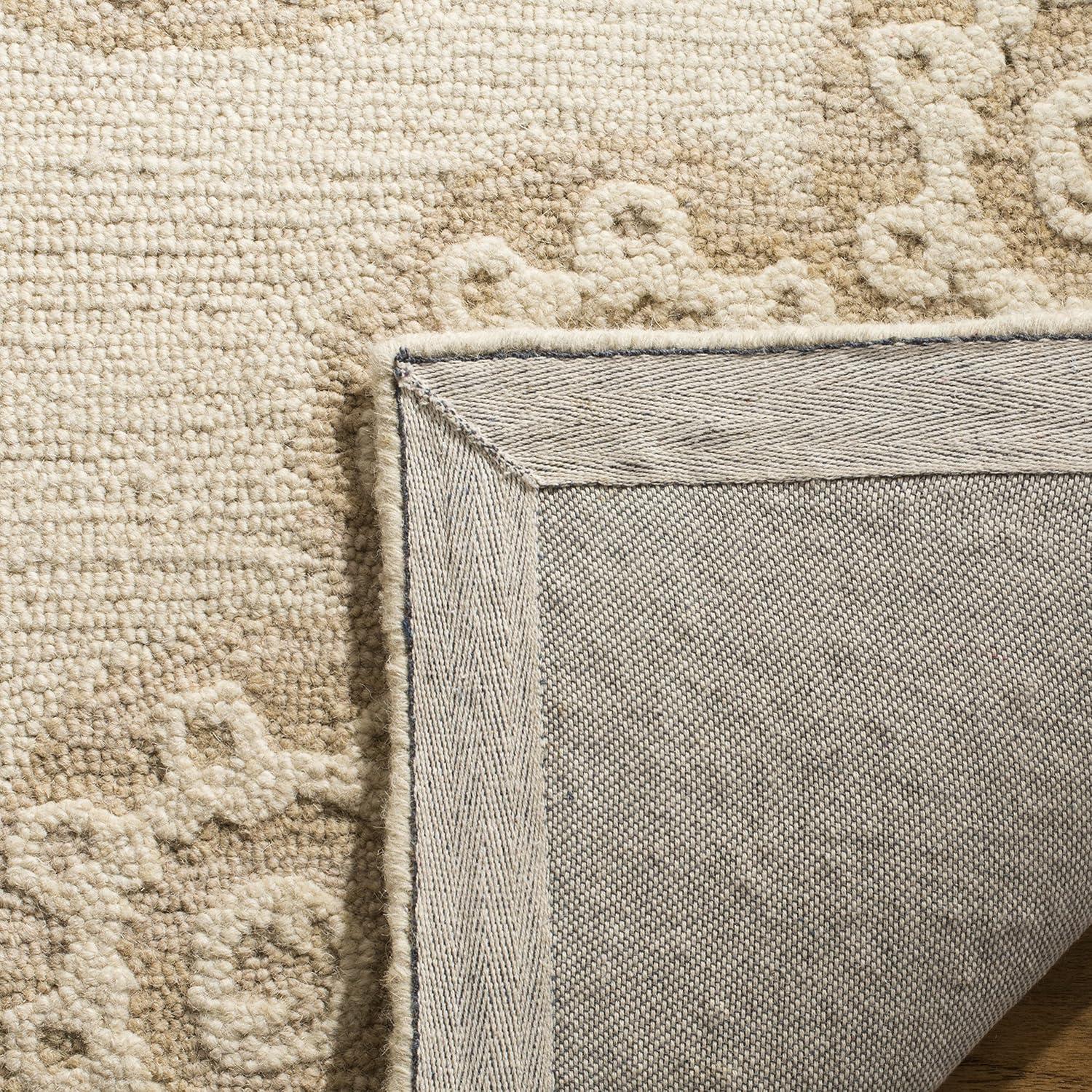 SAFAVIEH Blossom Brody Geometric Wool Area Rug, Ivory/Beige, 2' x 3'