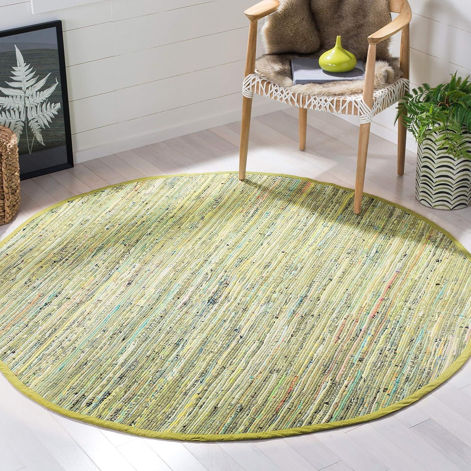 Rag Area Rug RAR127 Hand Woven Area Rug  - Safavieh