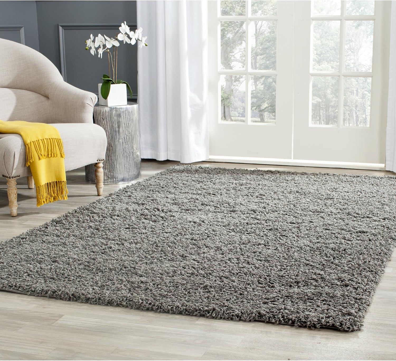 Athens Shag SGA119 Power Loomed Area Rug  - Safavieh