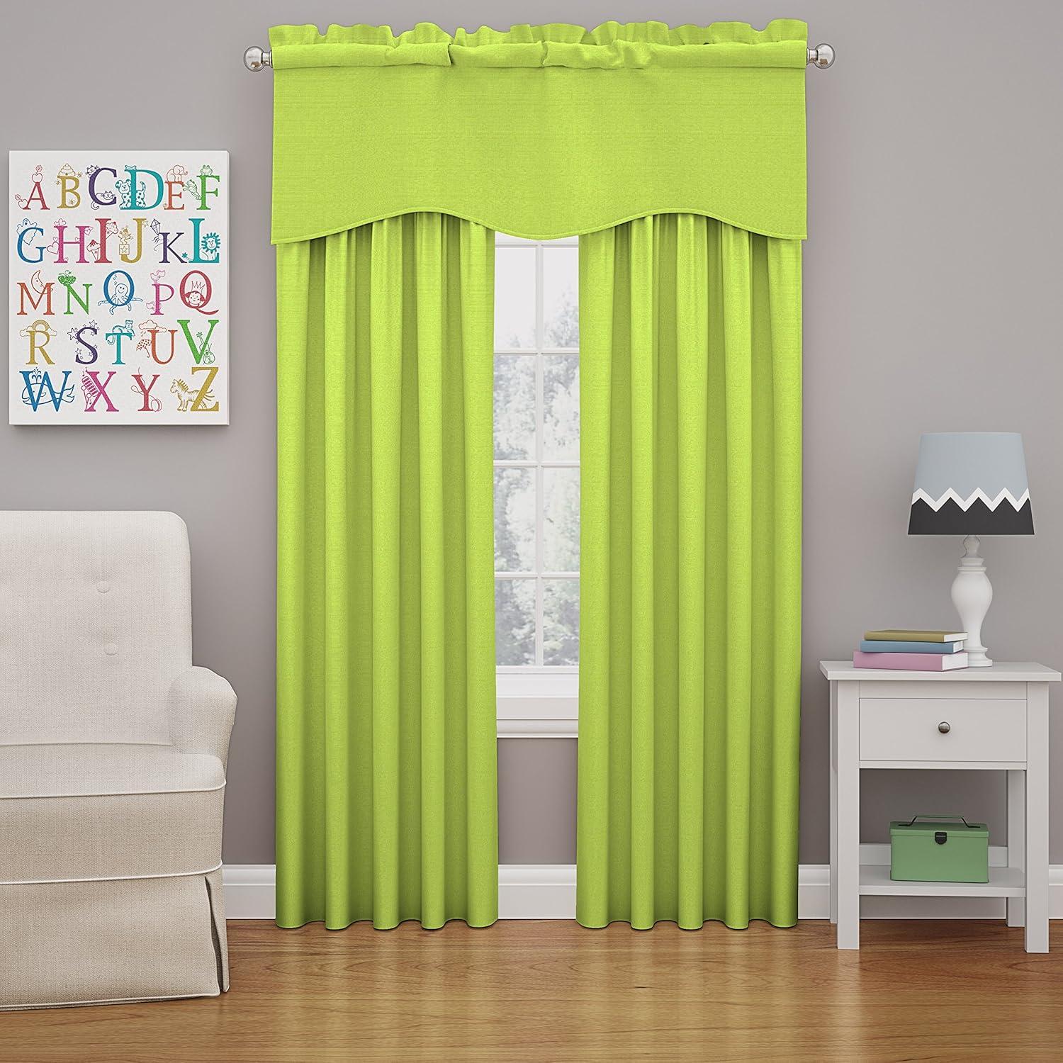 Eclipse Kendall Scalloped 42'' W Window Valance