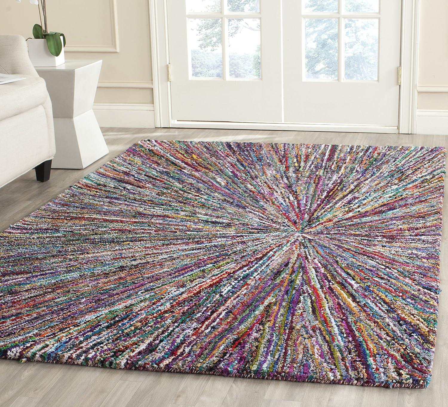 Nantucket NAN319 Hand Tufted Indoor Area Rug - Multi - 9'x12' - Safavieh