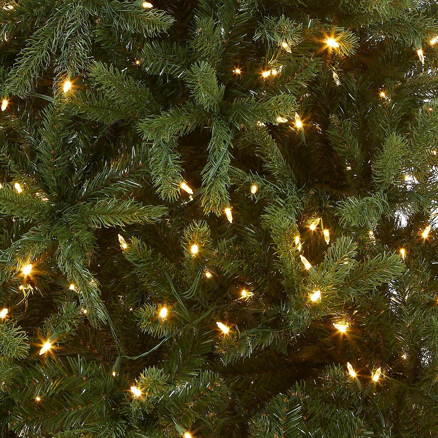 Prelit Newberry Spruce Artificial Christmas Tree Dual Color Lights - National Tree Company