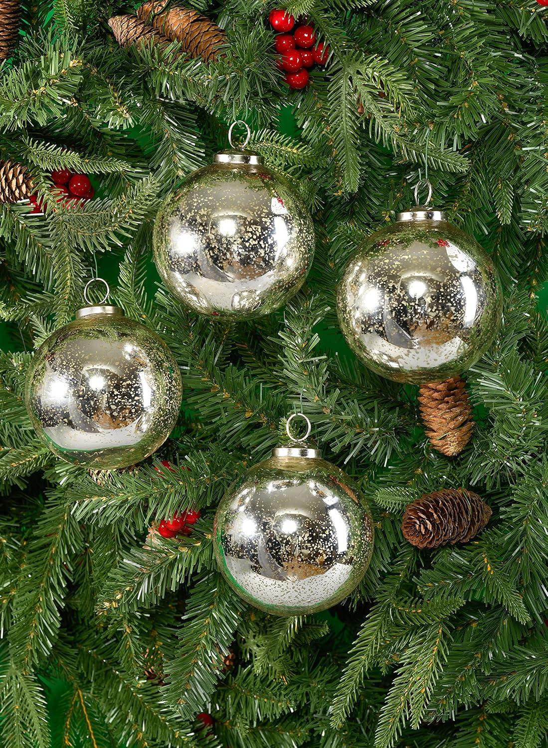The Holiday Aisle® Glass Ball Ornament (Set of 4)