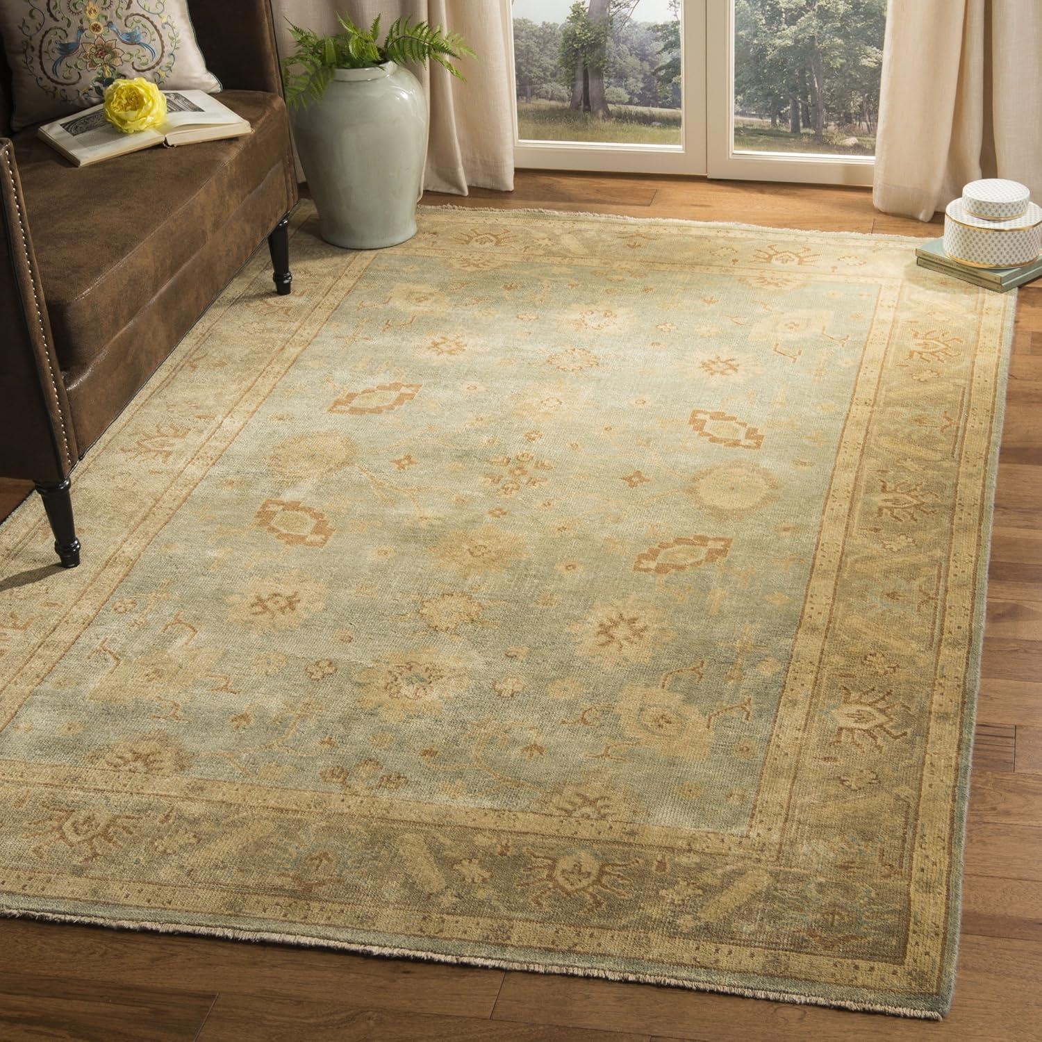 Oushak OSH124 Hand Knotted Area Rug  - Safavieh