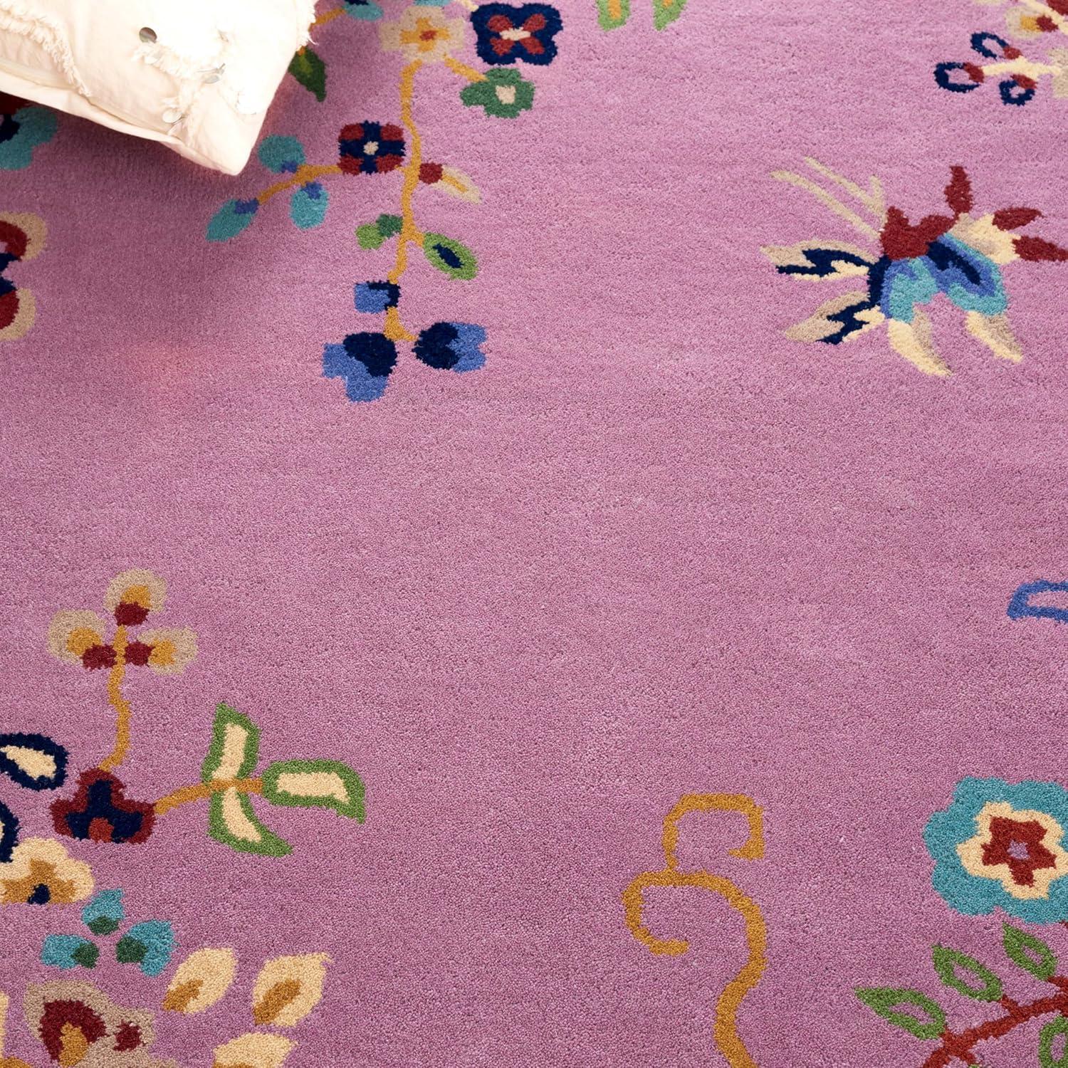 SAFAVIEH Metro Louise Floral Area Rug, Purple/Green, 3' x 5'