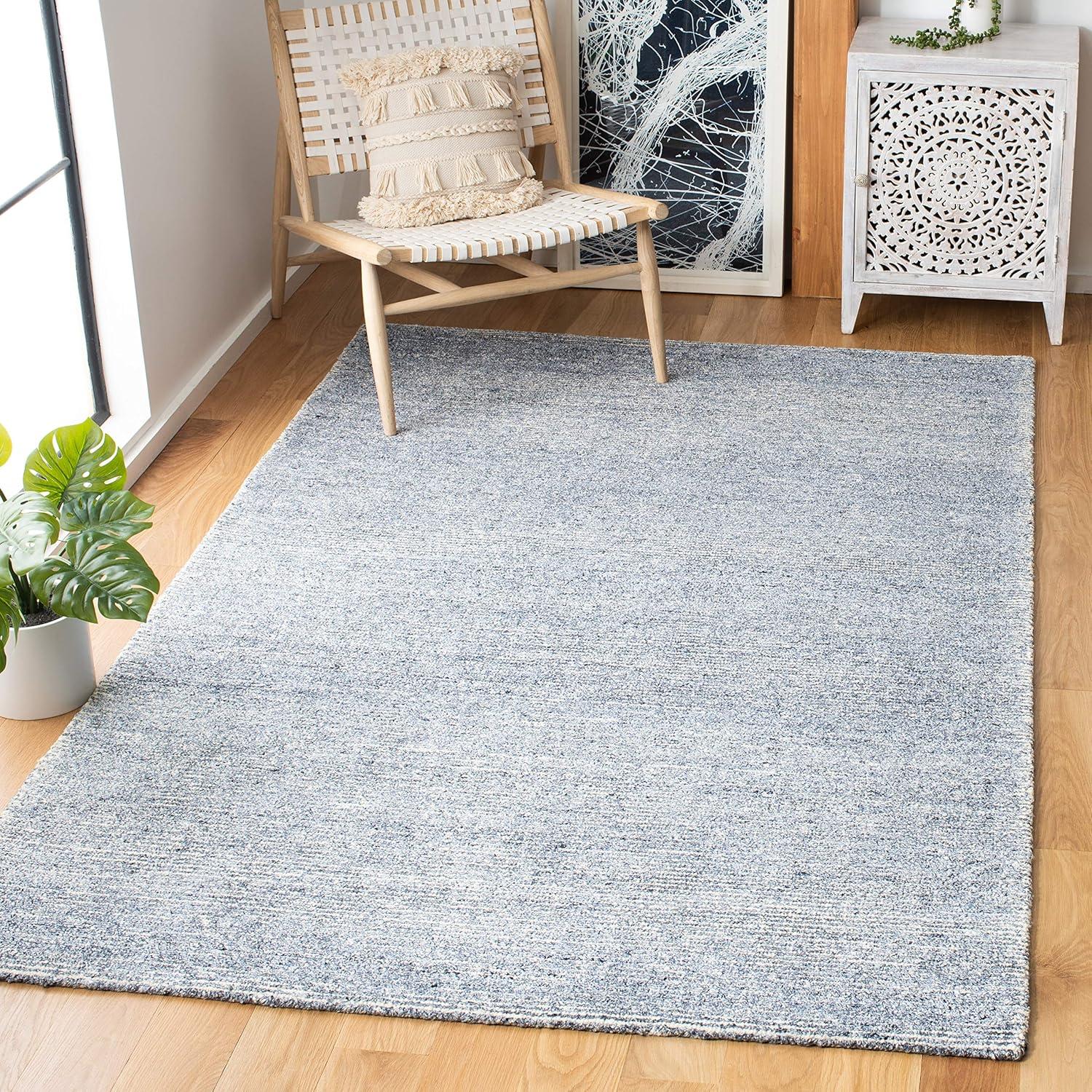 Himalaya HIM153 Hand Tufted Area Rug - Blue - 5'x8' - Safavieh.