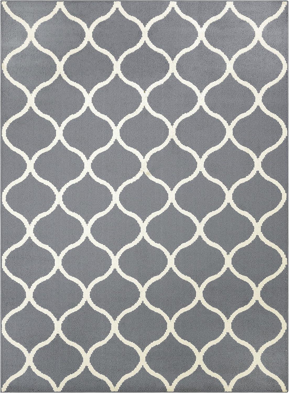 Hershman Tufted Gray Area Rug