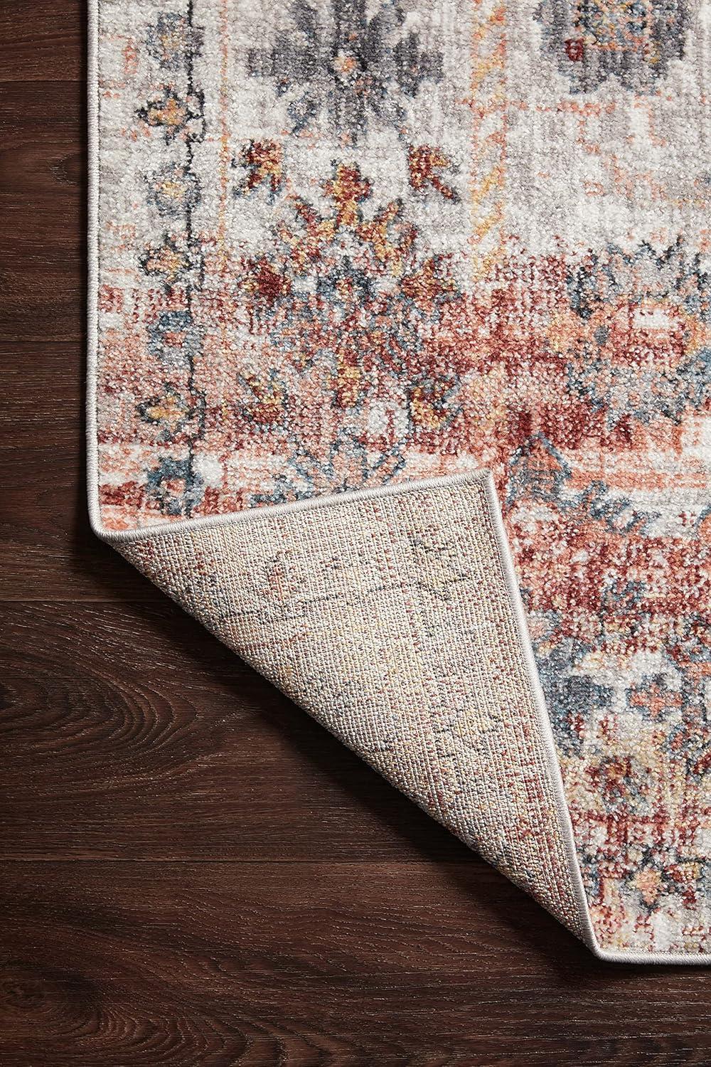 Ivory Elegance Rust & Multi Vintage-Inspired Area Rug 7'-10" x 10'