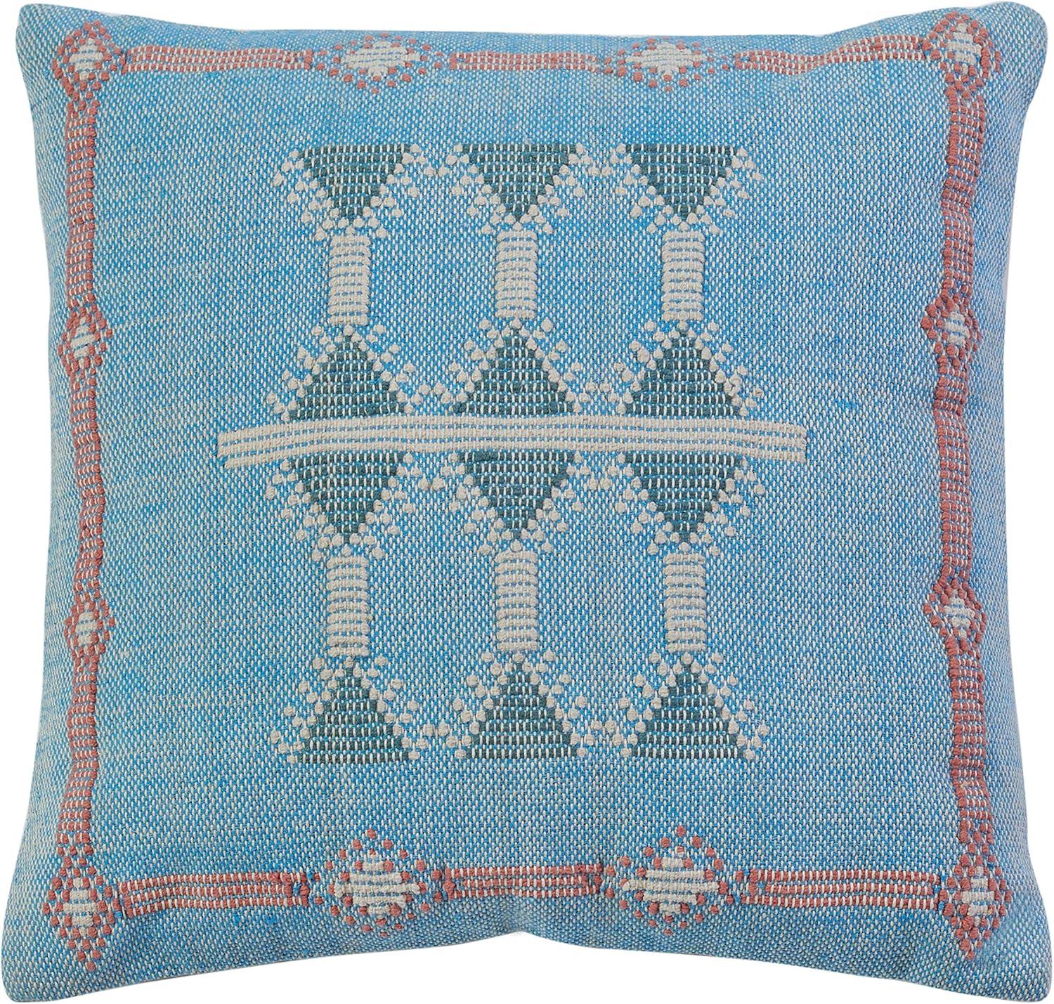 Olivine Pillow - Turquoise - 18" X 18" - Safavieh.